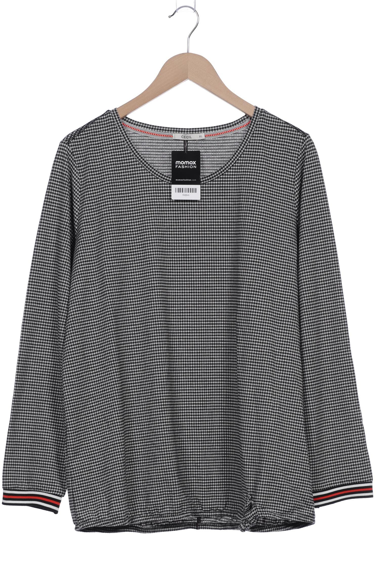 

Cecil Damen Langarmshirt, schwarz, Gr. 44