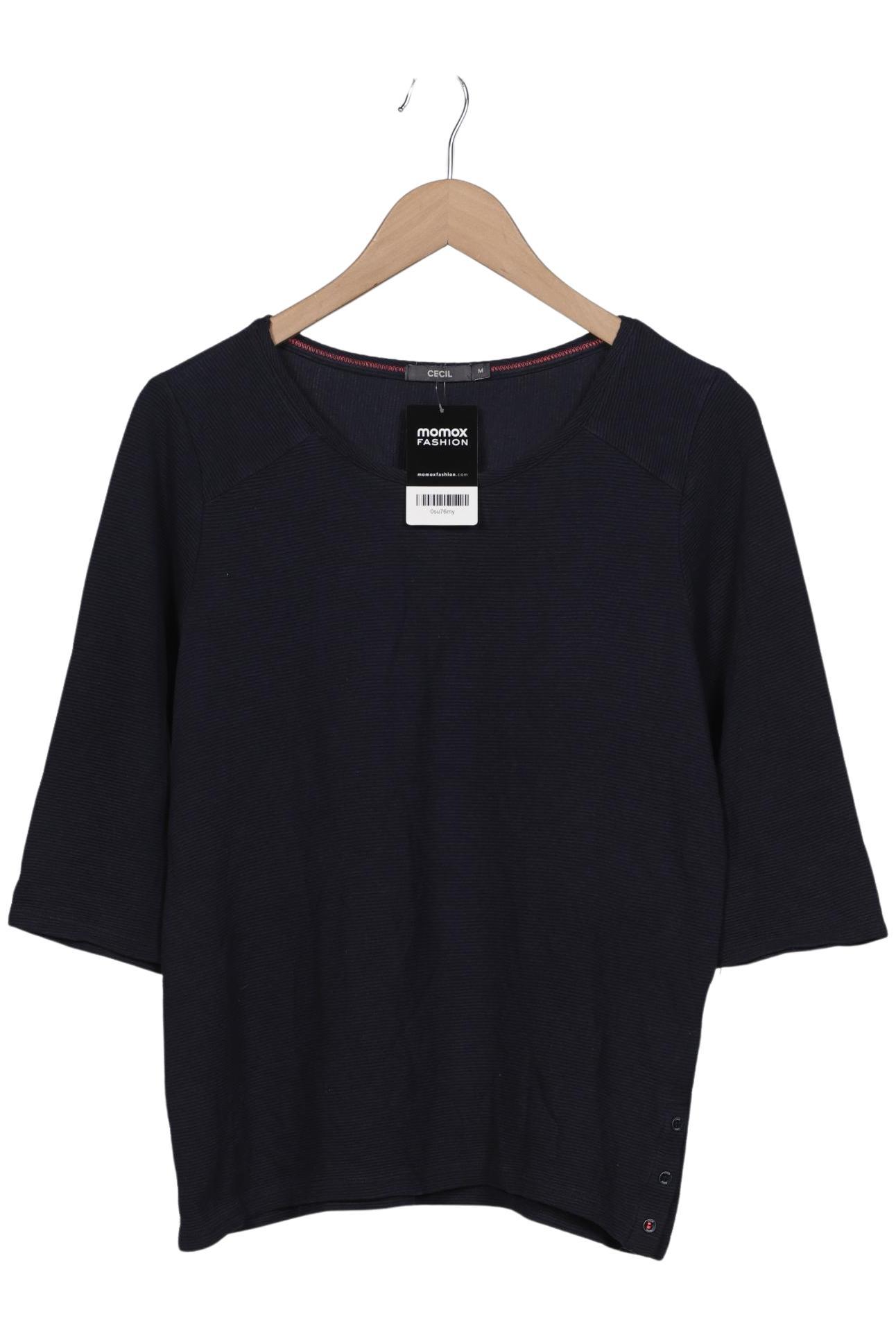 

Cecil Damen Langarmshirt, marineblau, Gr. 38