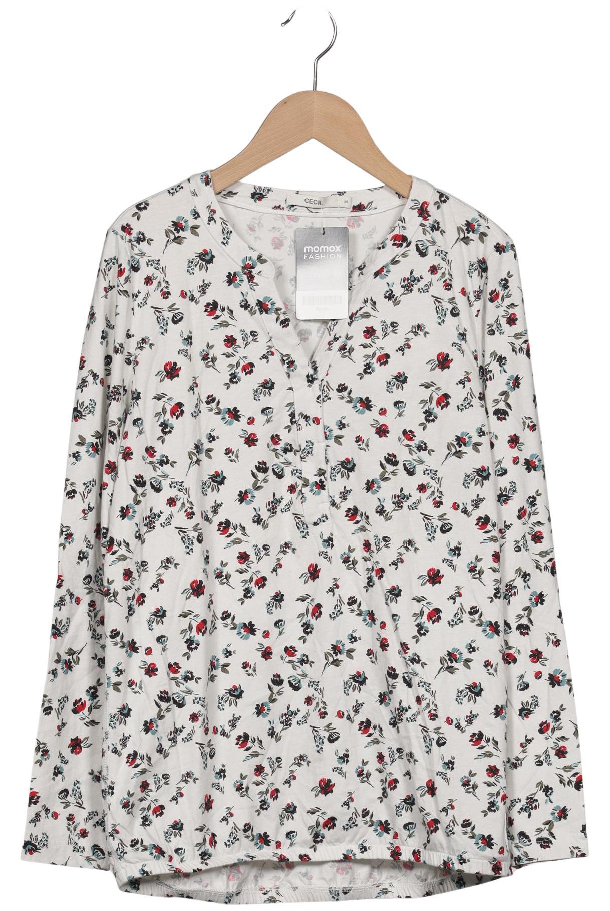 

Cecil Damen Langarmshirt, cremeweiß, Gr. 38