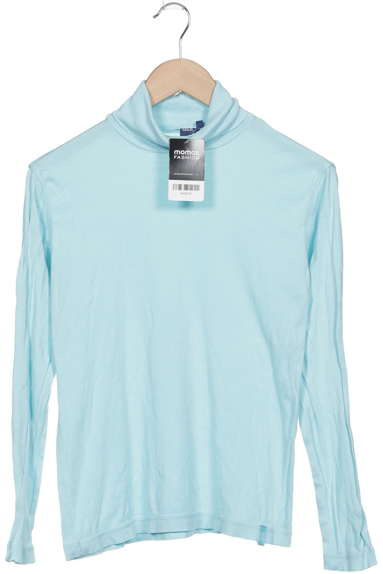 

Cecil Damen Langarmshirt, hellblau, Gr. 36
