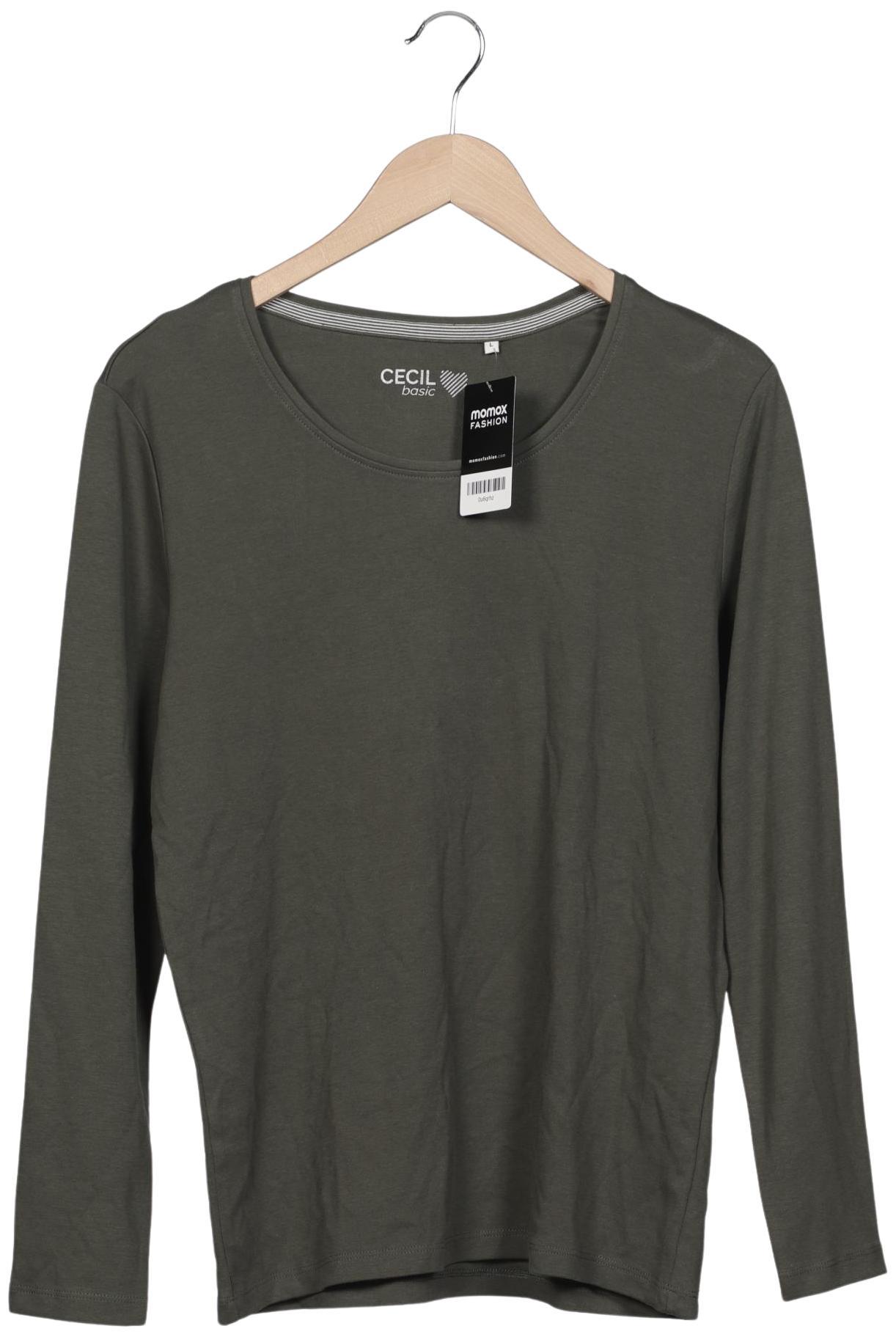 

Cecil Damen Langarmshirt, grün, Gr. 42