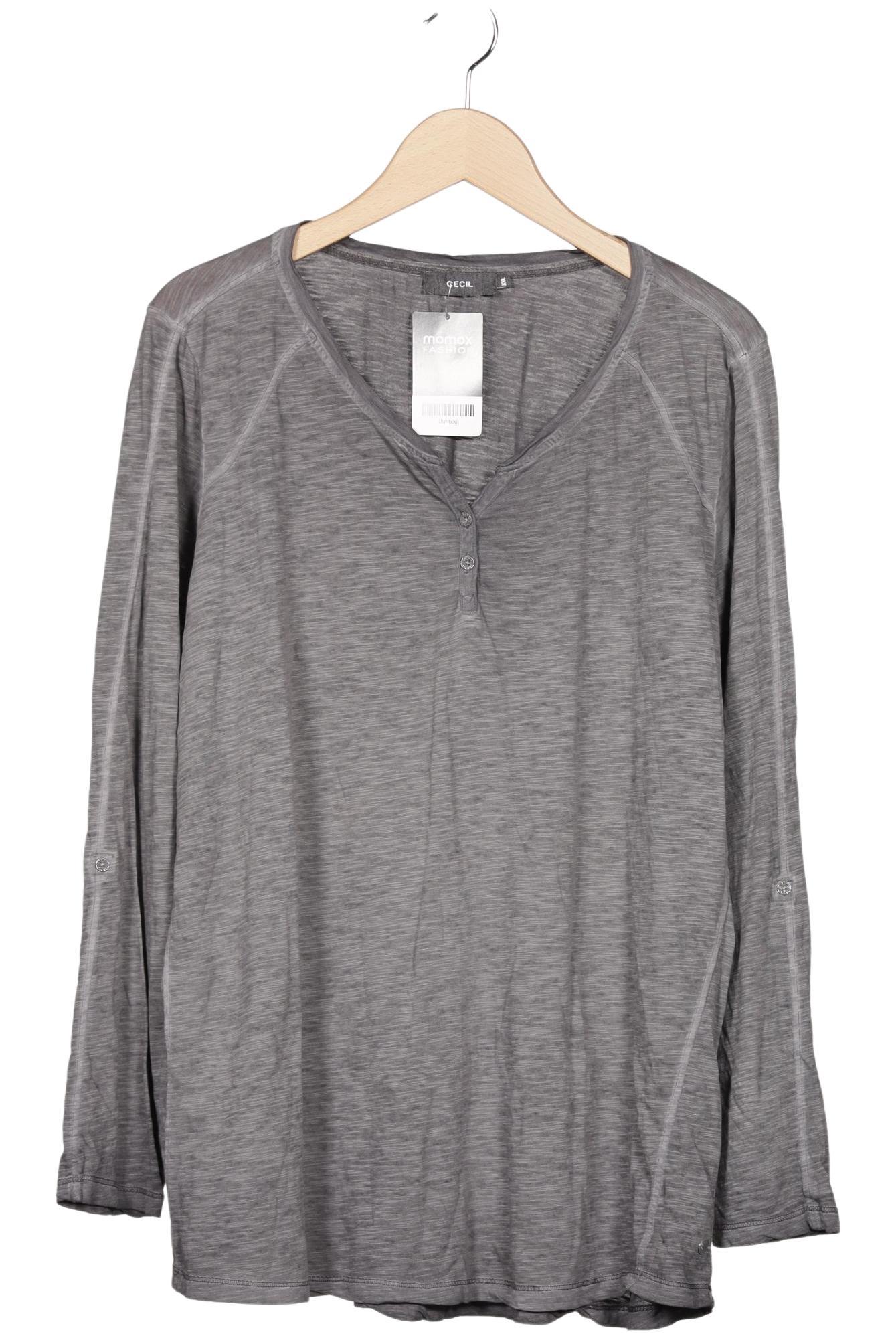 

Cecil Damen Langarmshirt, grau, Gr. 46