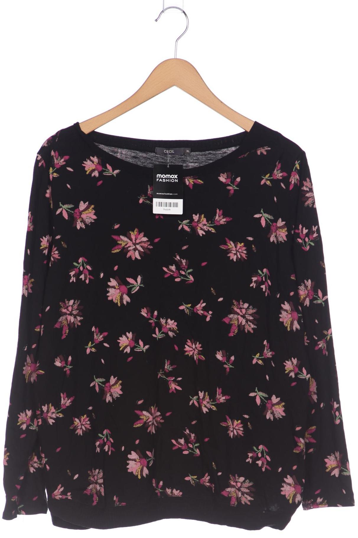 

Cecil Damen Langarmshirt, schwarz, Gr. 44