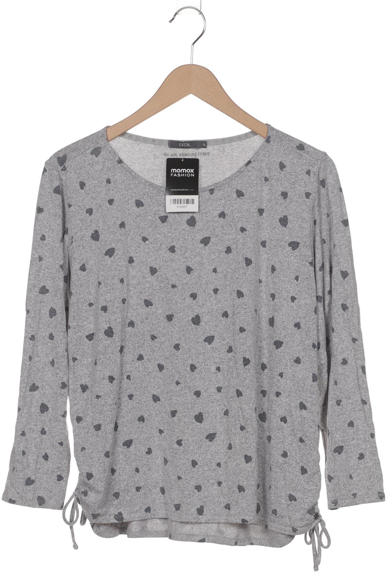 

Cecil Damen Langarmshirt, grau, Gr. 44