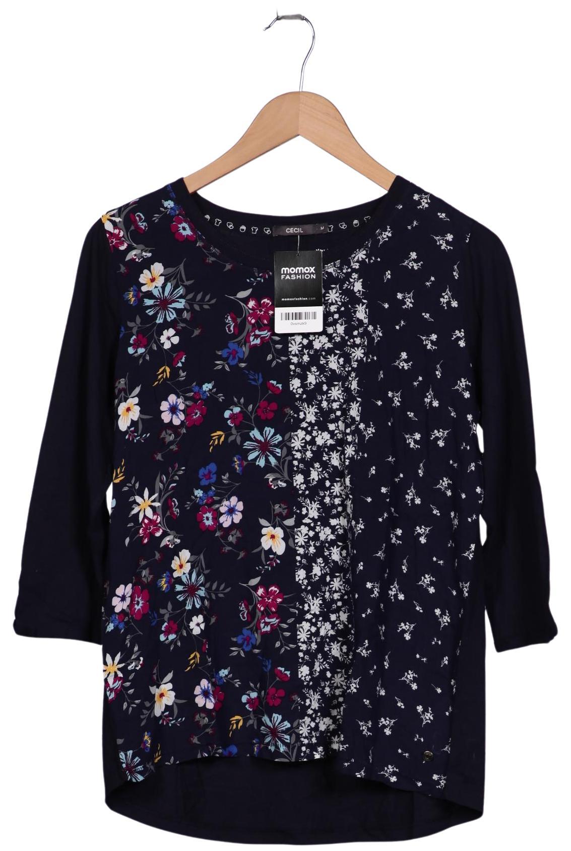 

Cecil Damen Langarmshirt, marineblau, Gr. 38