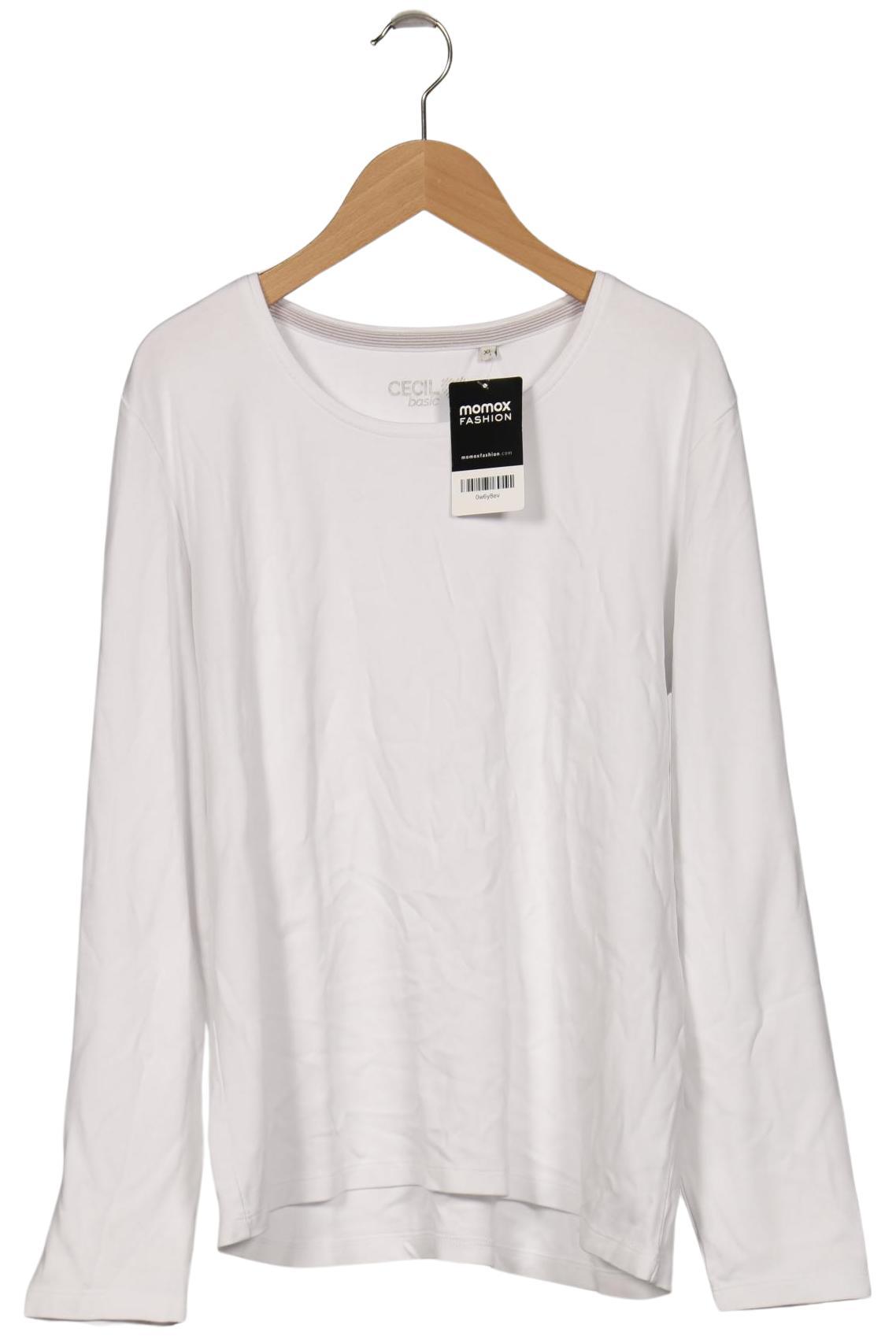 

Cecil Damen Langarmshirt, weiß, Gr. 44