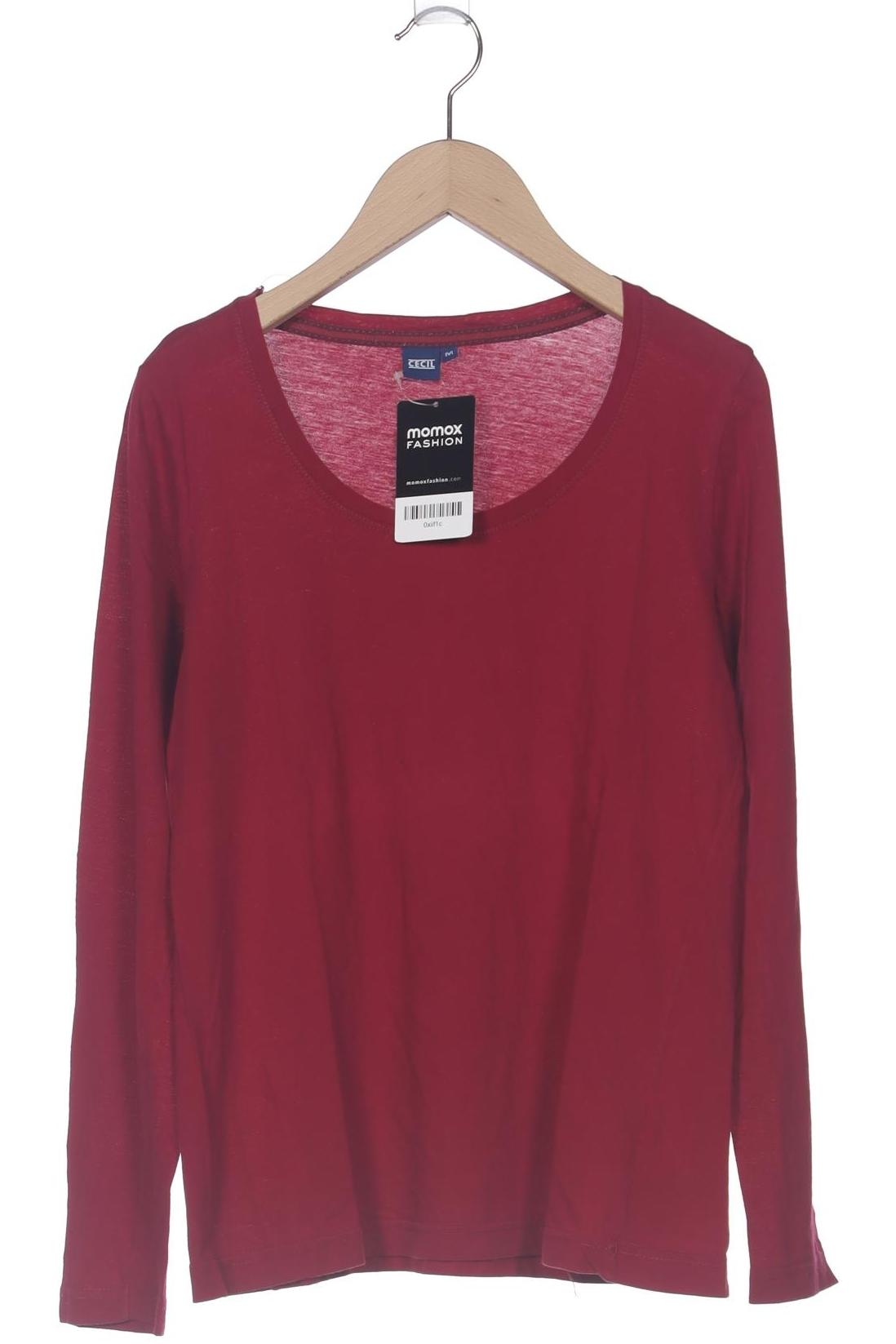 

Cecil Damen Langarmshirt, bordeaux, Gr. 38