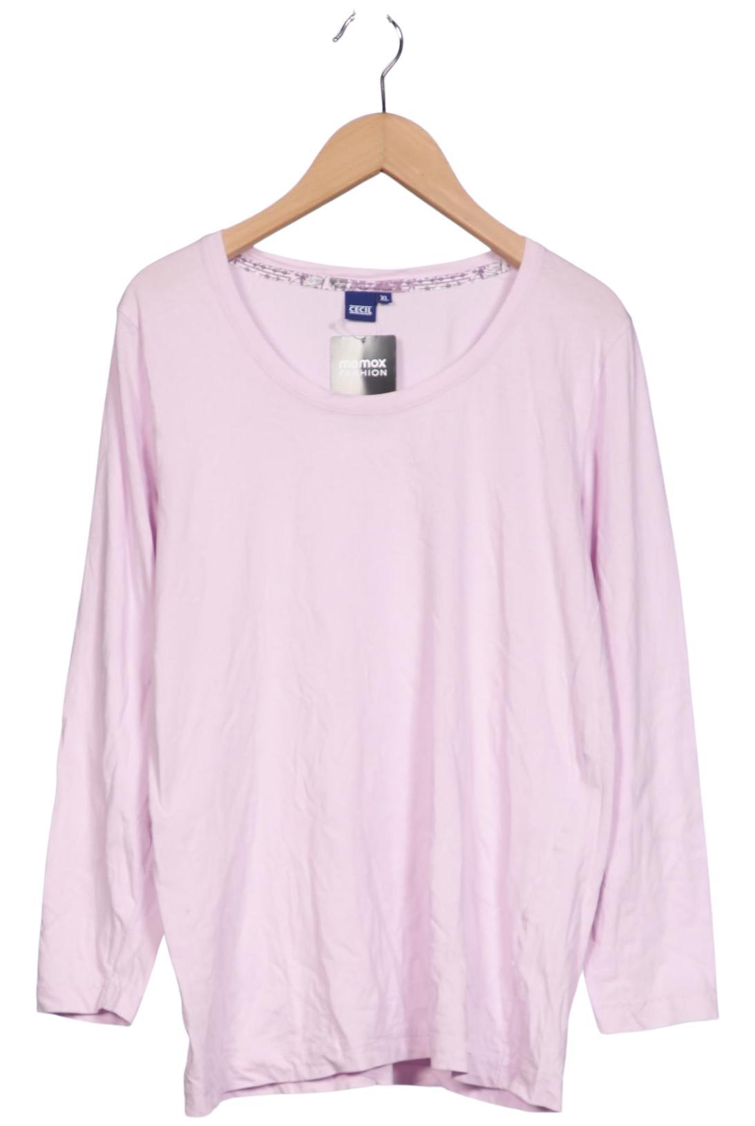 

Cecil Damen Langarmshirt, pink, Gr. 44