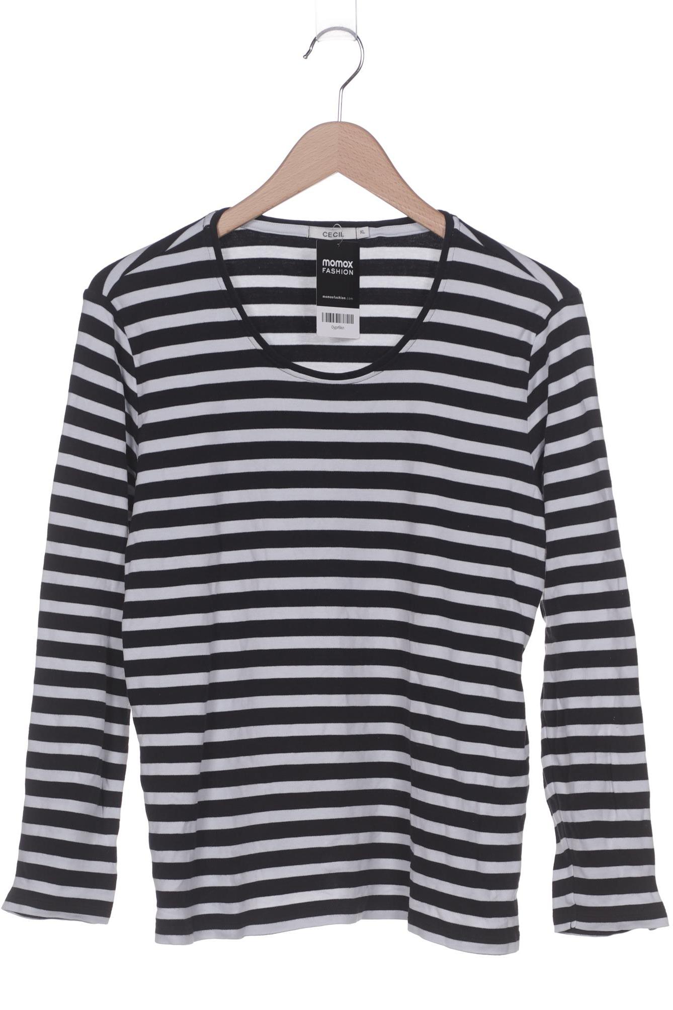 

Cecil Damen Langarmshirt, schwarz, Gr. 44