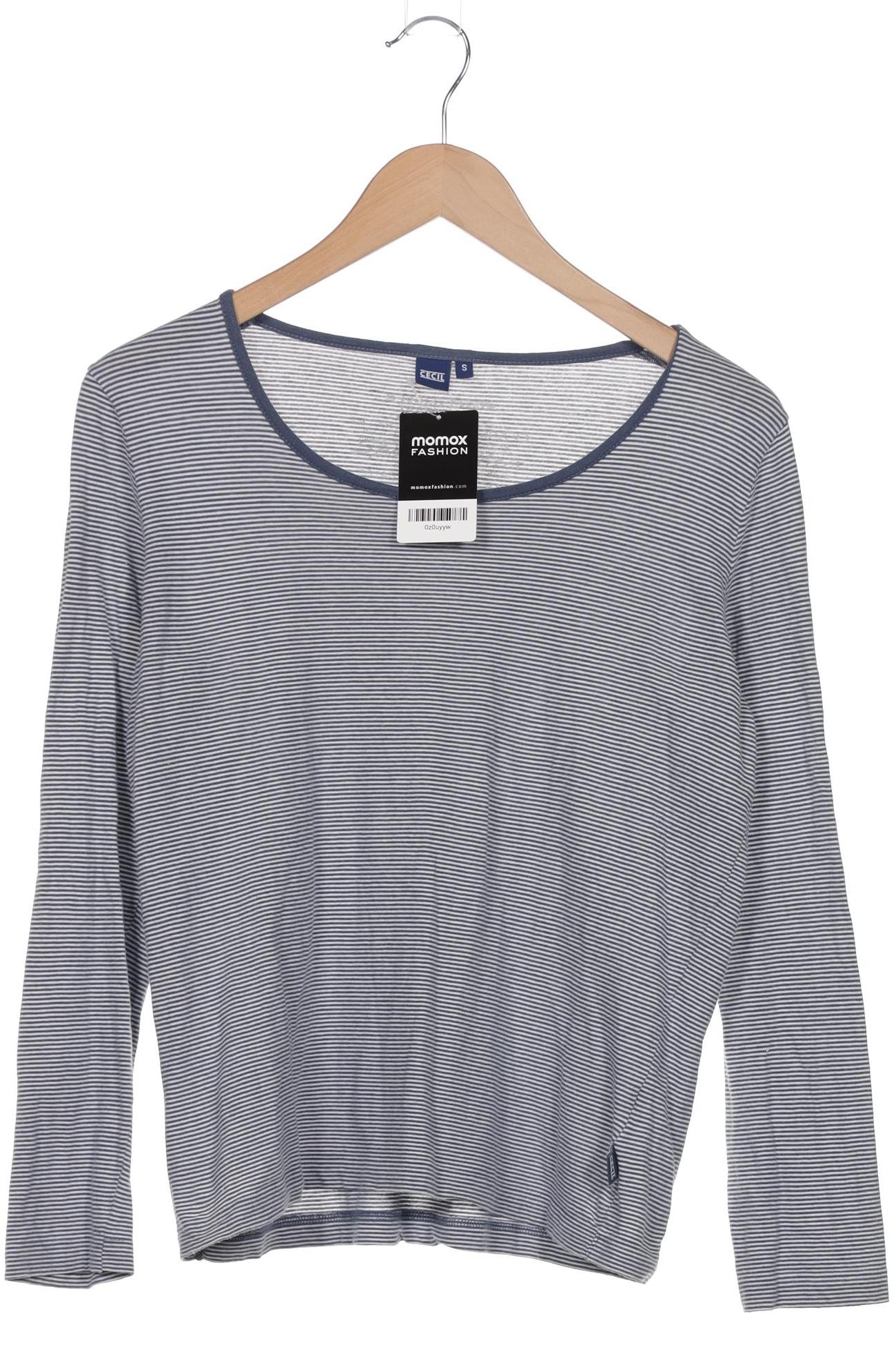 

Cecil Damen Langarmshirt, blau, Gr. 36
