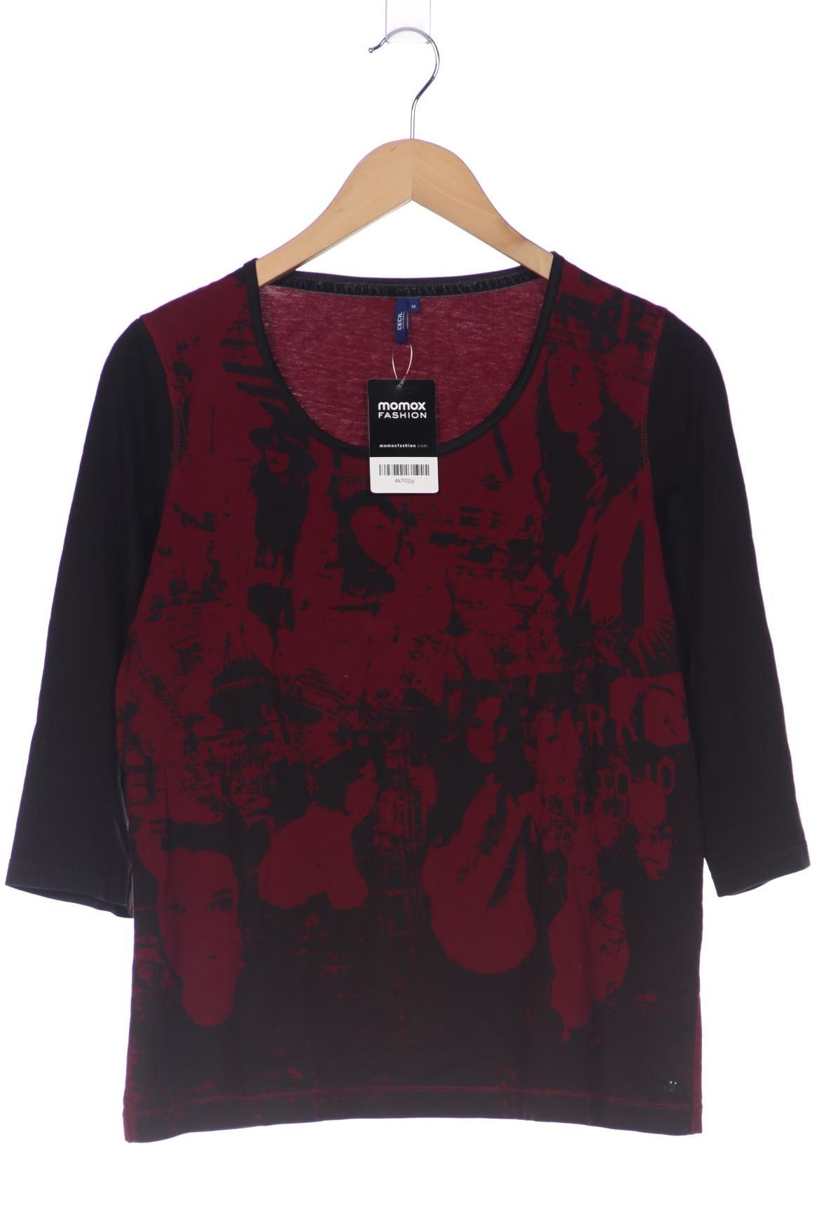 

Cecil Damen Langarmshirt, bordeaux, Gr. 38