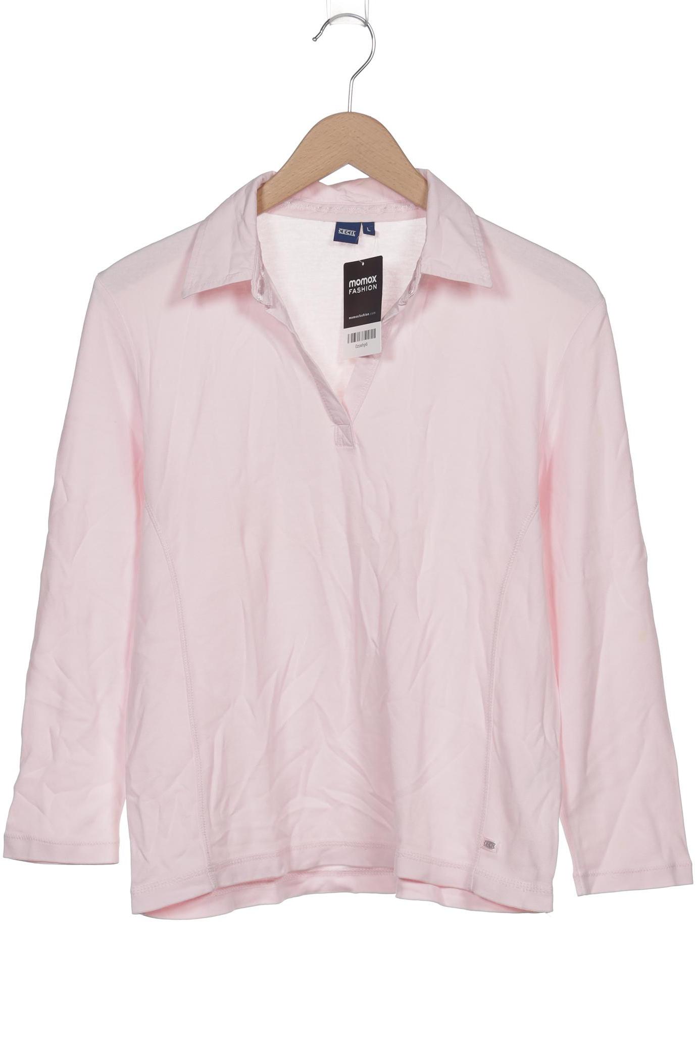 

Cecil Damen Langarmshirt, pink, Gr. 42