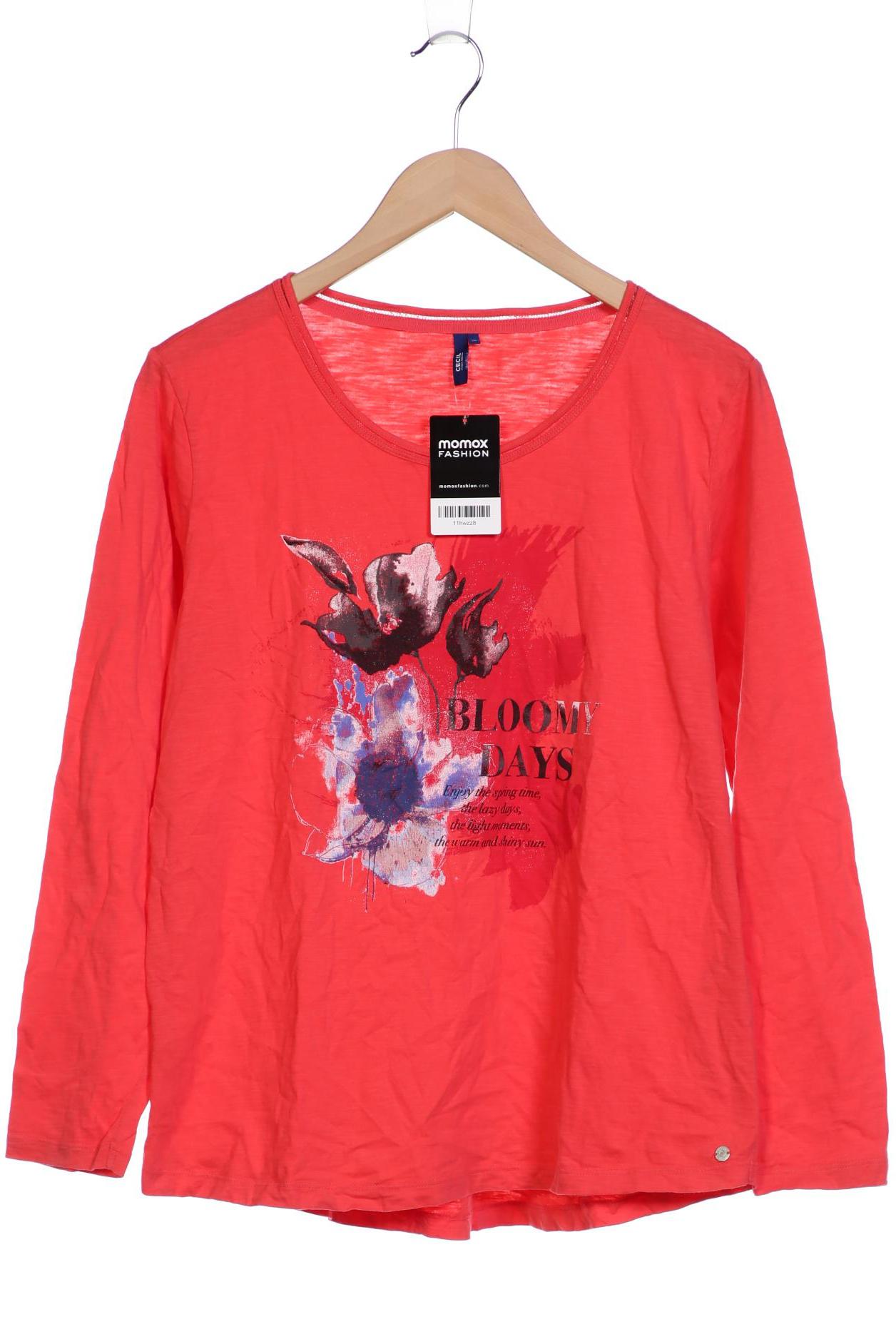 

Cecil Damen Langarmshirt, pink, Gr. 44