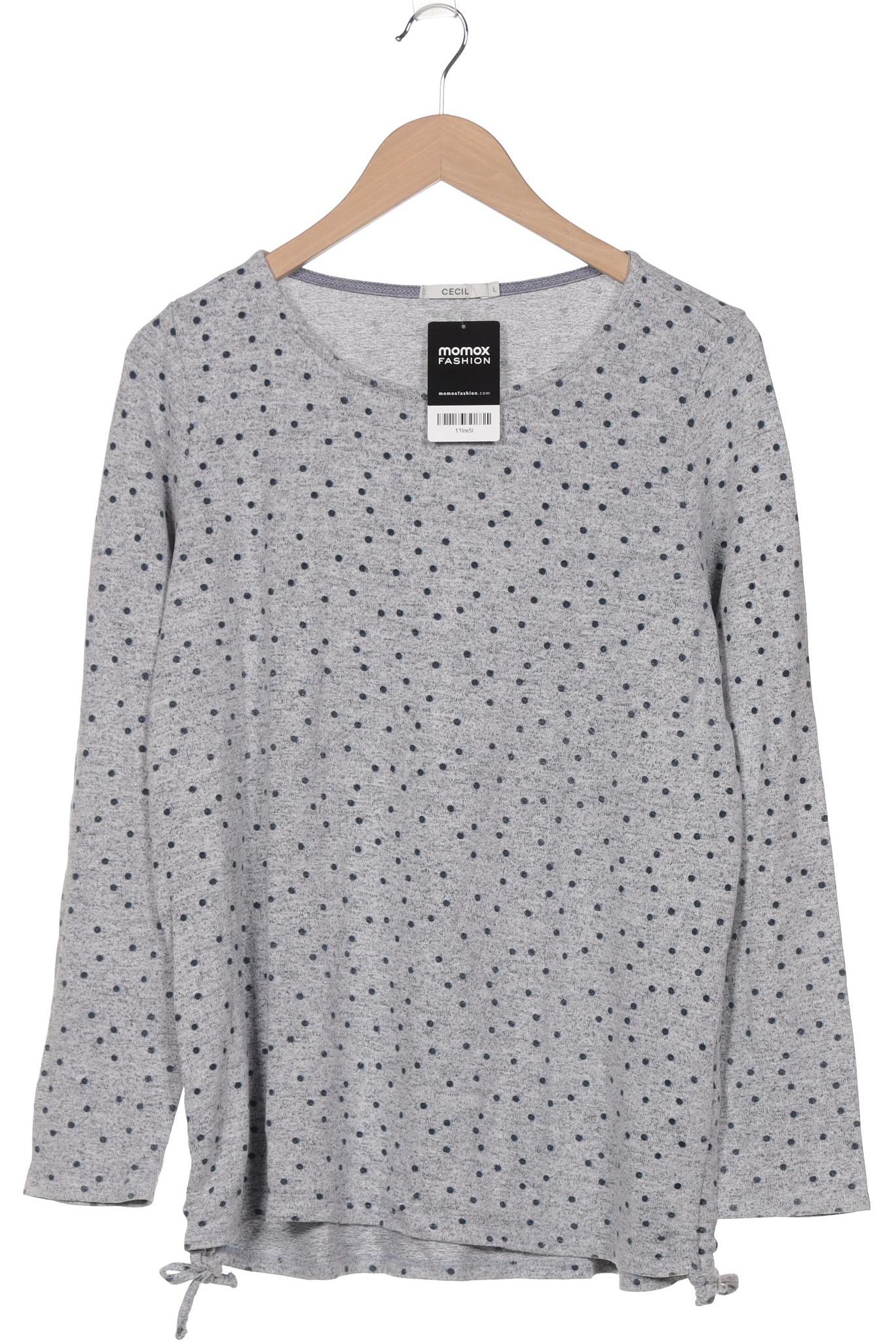 

Cecil Damen Langarmshirt, blau, Gr. 42