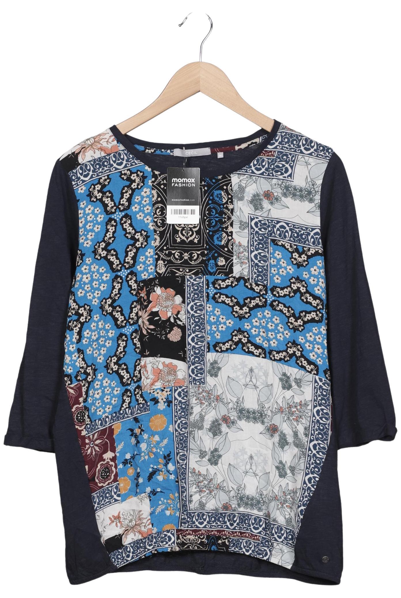 

Cecil Damen Langarmshirt, marineblau, Gr. 38