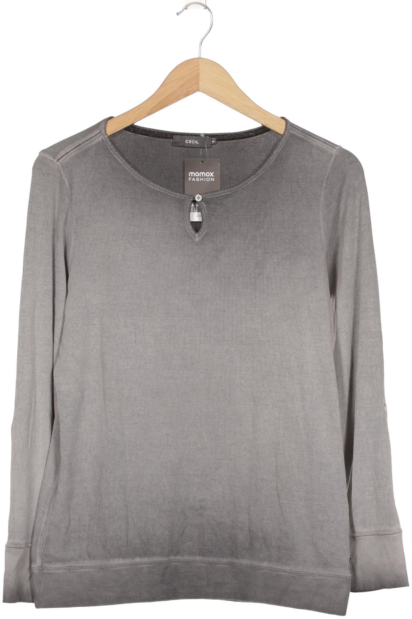 

Cecil Damen Langarmshirt, grau, Gr. 36