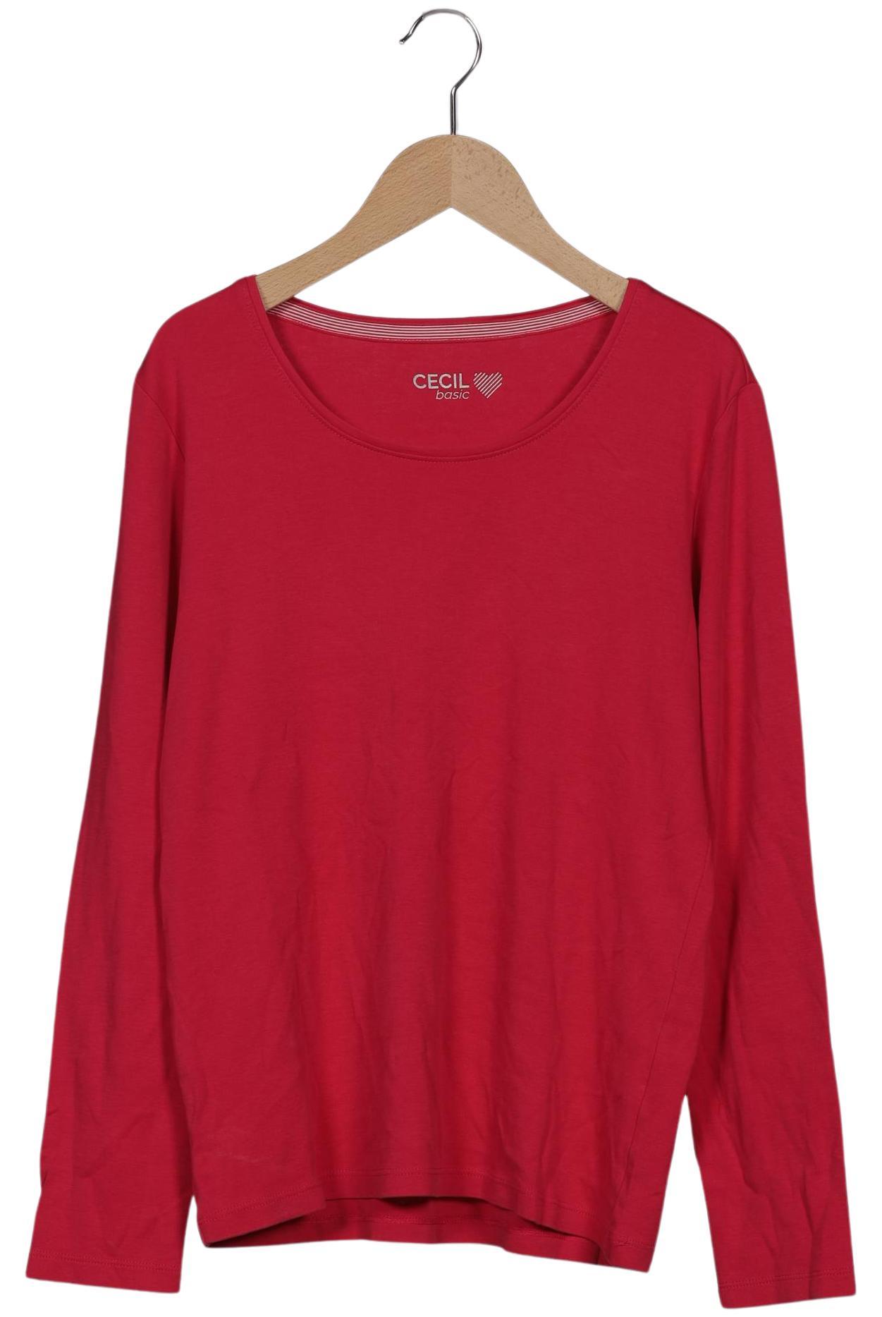 

Cecil Damen Langarmshirt, rot, Gr. 38