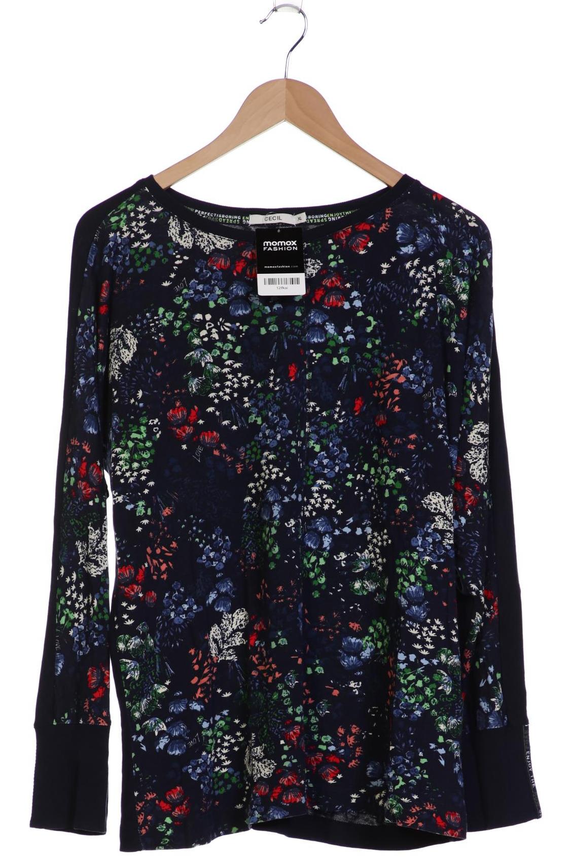 

Cecil Damen Langarmshirt, marineblau, Gr. 44
