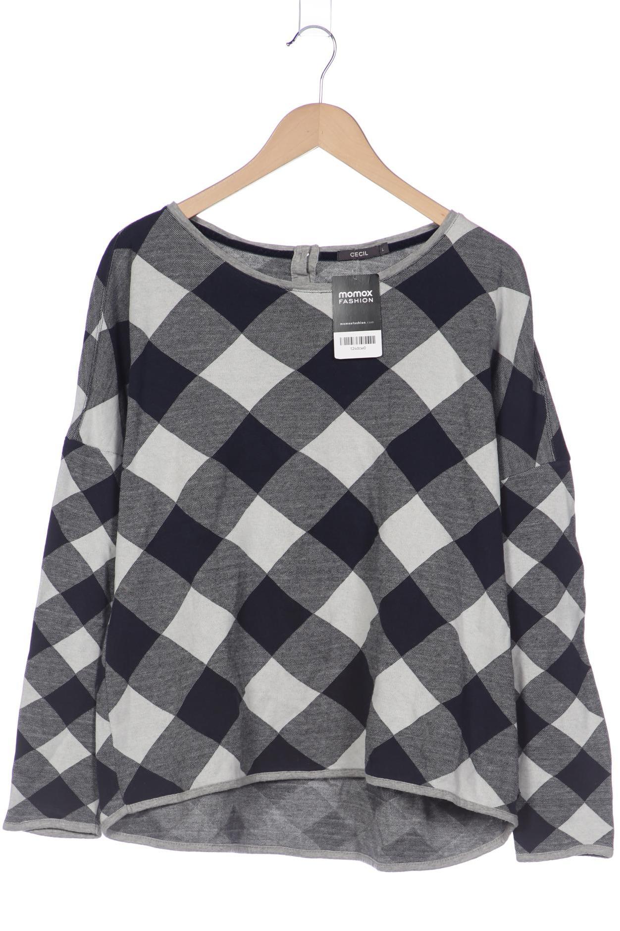 

Cecil Damen Langarmshirt, marineblau, Gr. 42