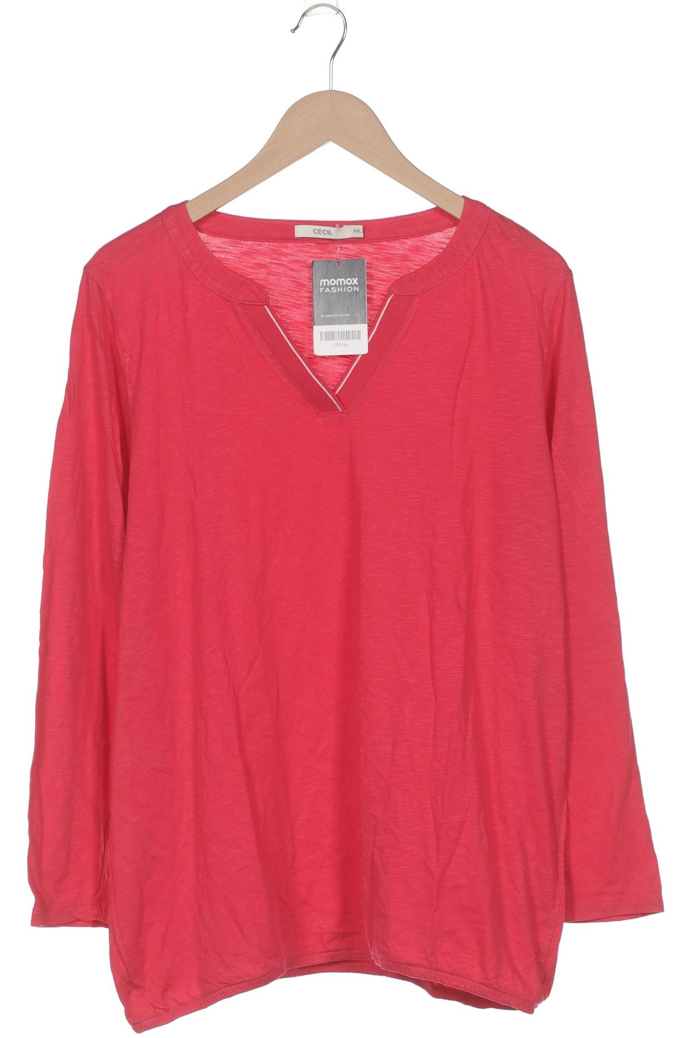 

Cecil Damen Langarmshirt, rot, Gr. 46