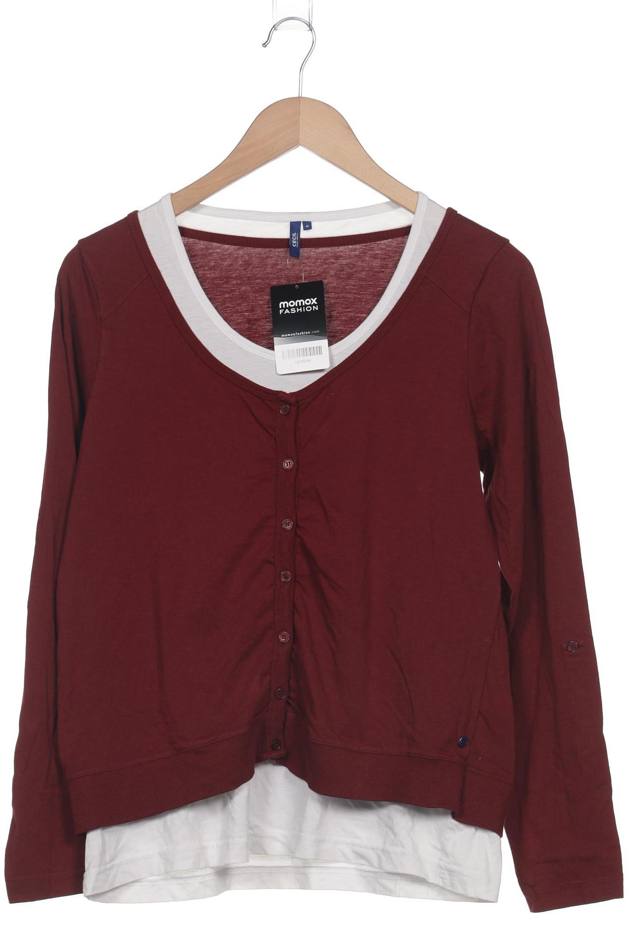 

Cecil Damen Langarmshirt, bordeaux, Gr. 38