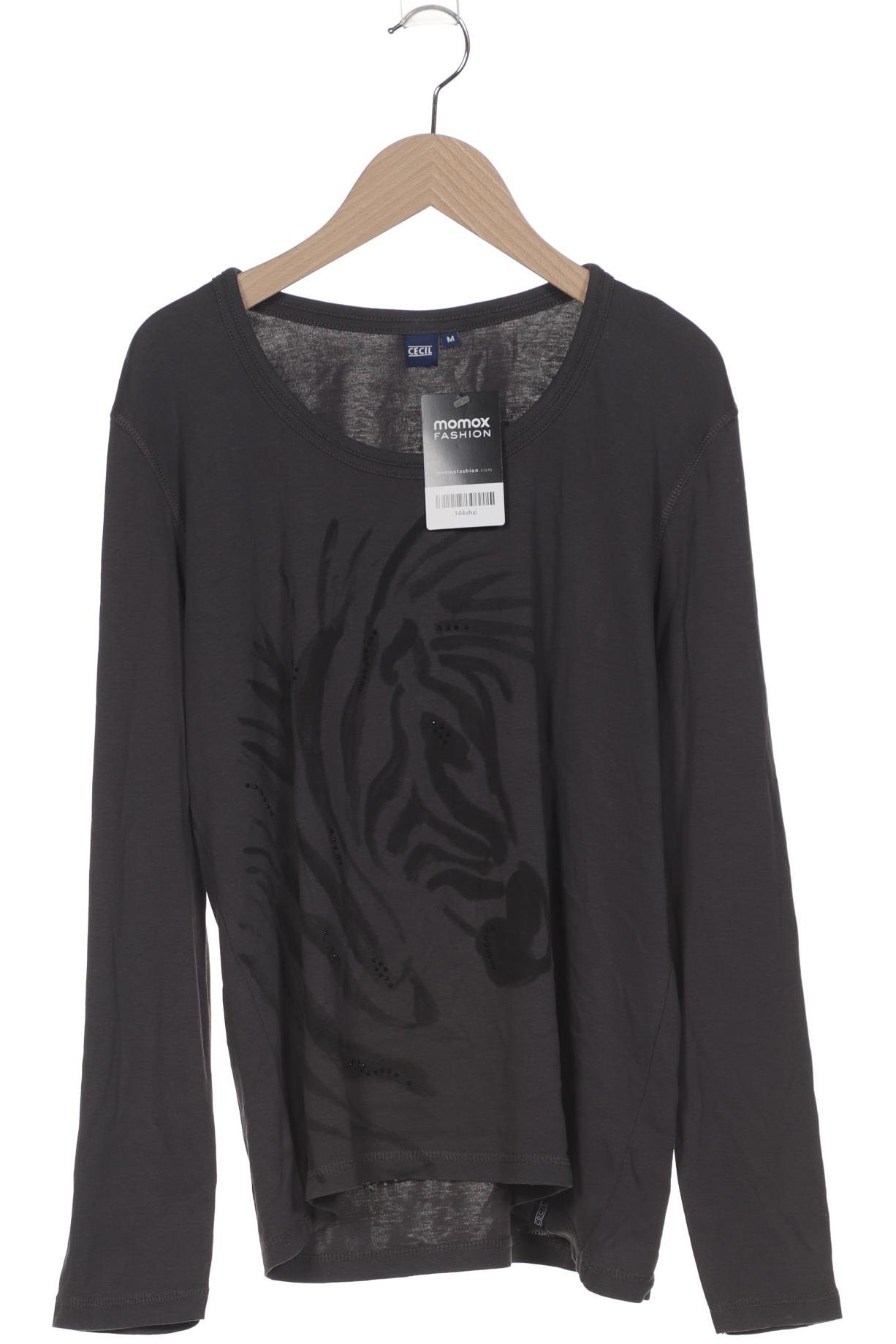 

Cecil Damen Langarmshirt, grau, Gr. 38