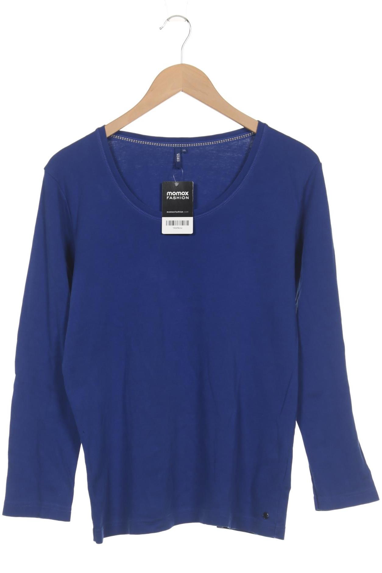 

Cecil Damen Langarmshirt, marineblau, Gr. 46