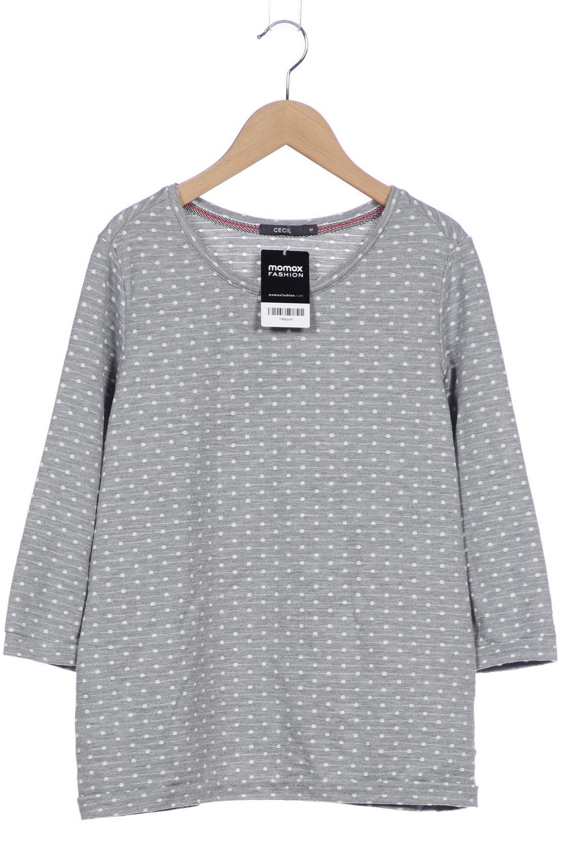 

Cecil Damen Langarmshirt, grau, Gr. 38