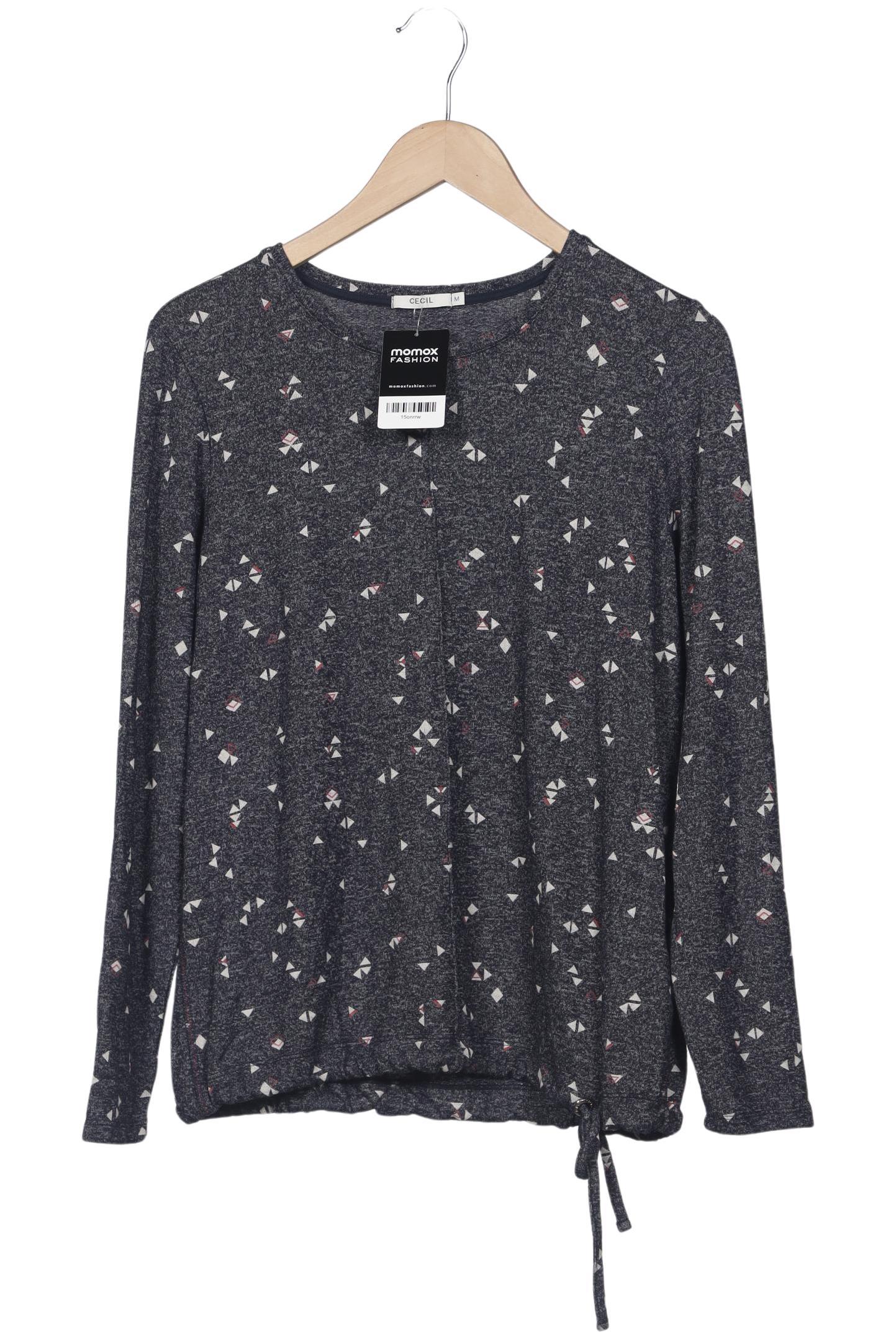 

Cecil Damen Langarmshirt, grau, Gr. 38