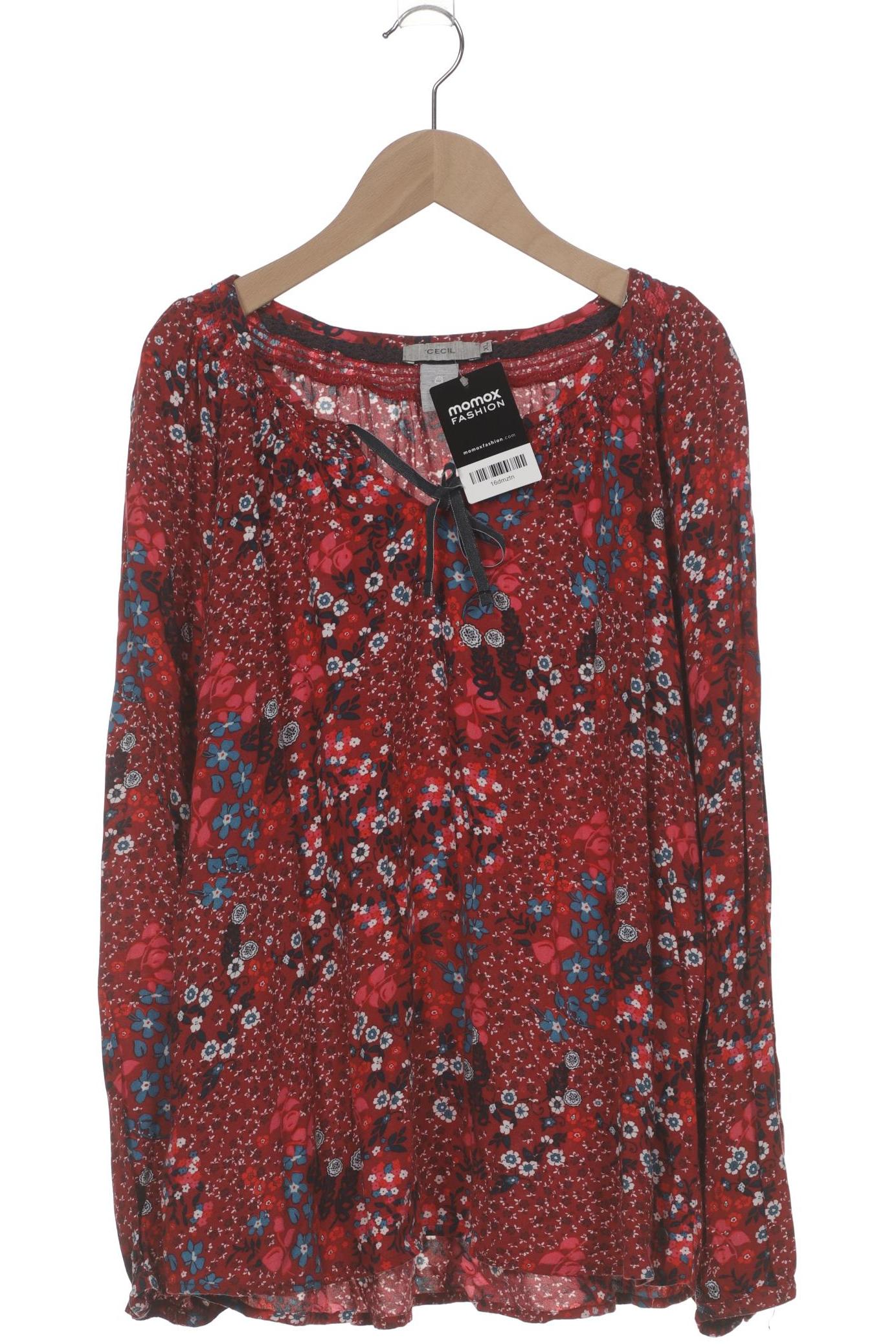 

Cecil Damen Langarmshirt, rot, Gr. 44