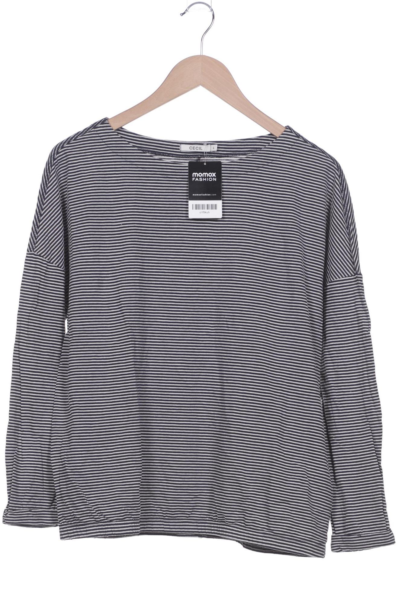 

Cecil Damen Langarmshirt, marineblau, Gr. 42