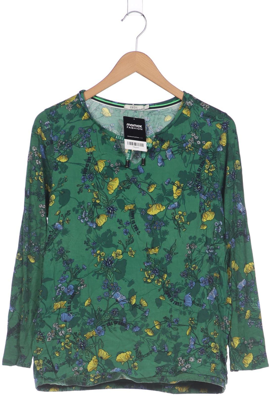 

Cecil Damen Langarmshirt, grün, Gr. 42