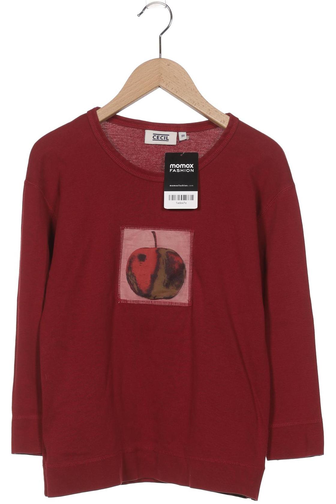

Cecil Damen Langarmshirt, bordeaux, Gr. 38