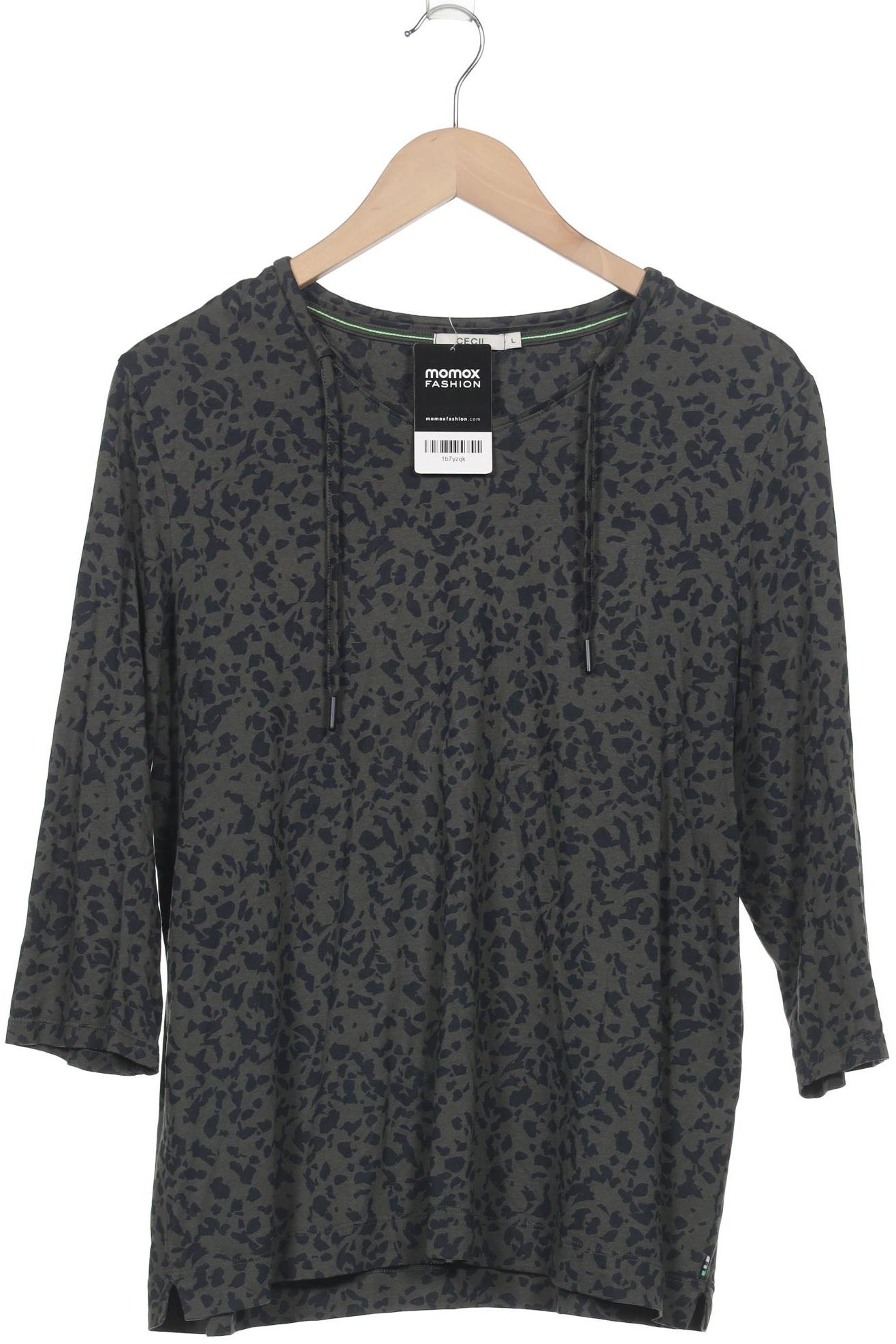 

Cecil Damen Langarmshirt, grün, Gr. 42