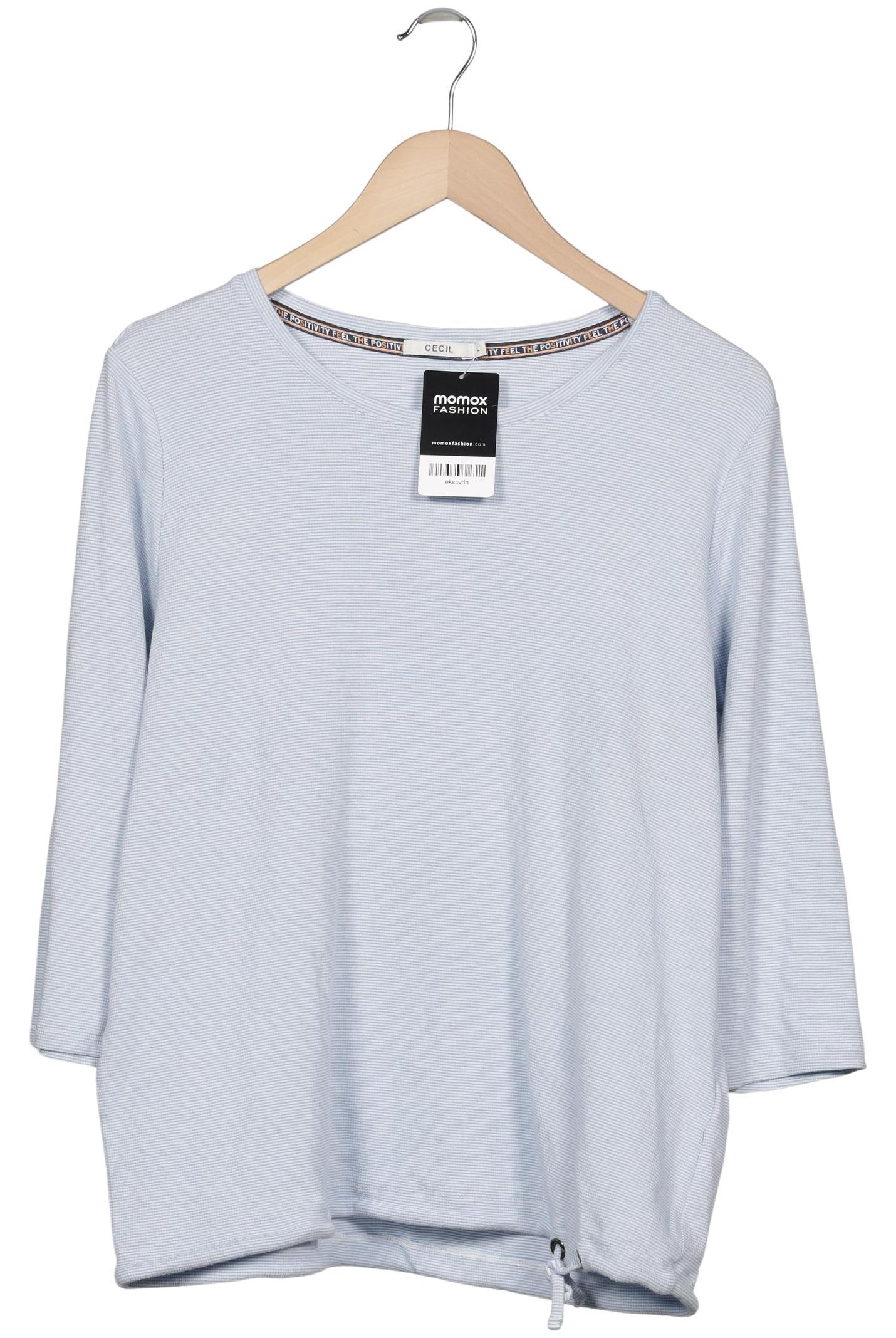 

Cecil Damen Langarmshirt, blau, Gr. 42