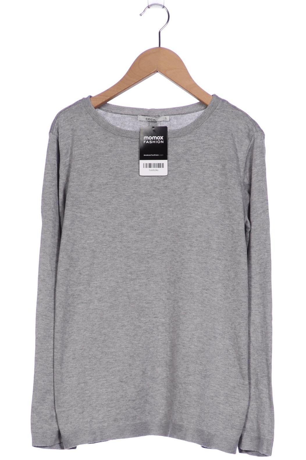

Cecil Damen Langarmshirt, grau, Gr. 36