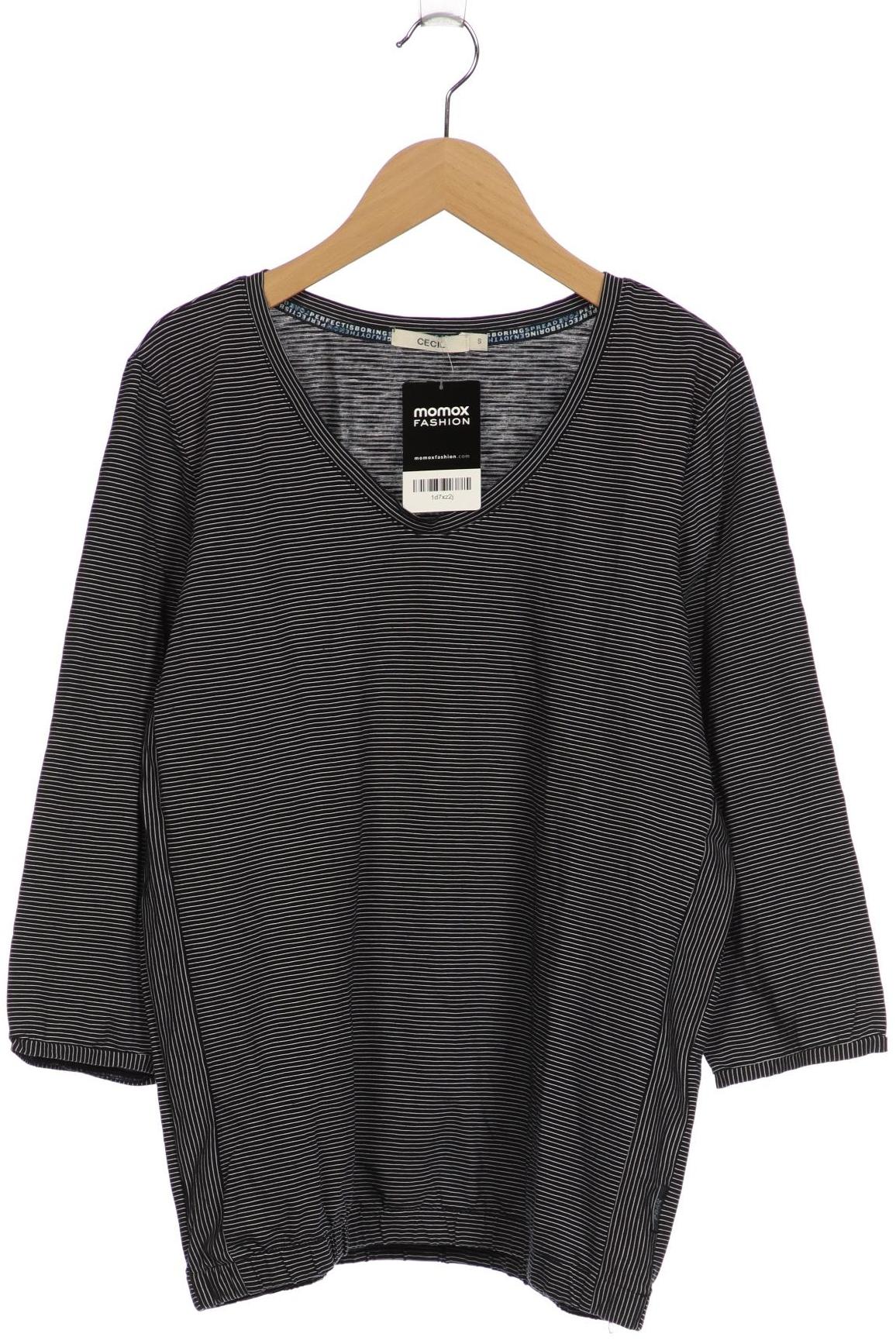

Cecil Damen Langarmshirt, schwarz, Gr. 36