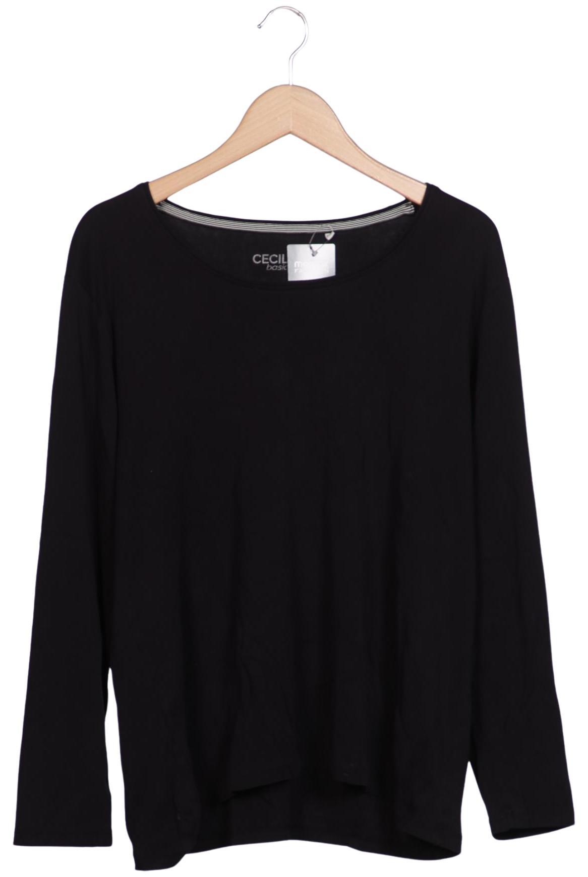 

Cecil Damen Langarmshirt, schwarz, Gr. 46