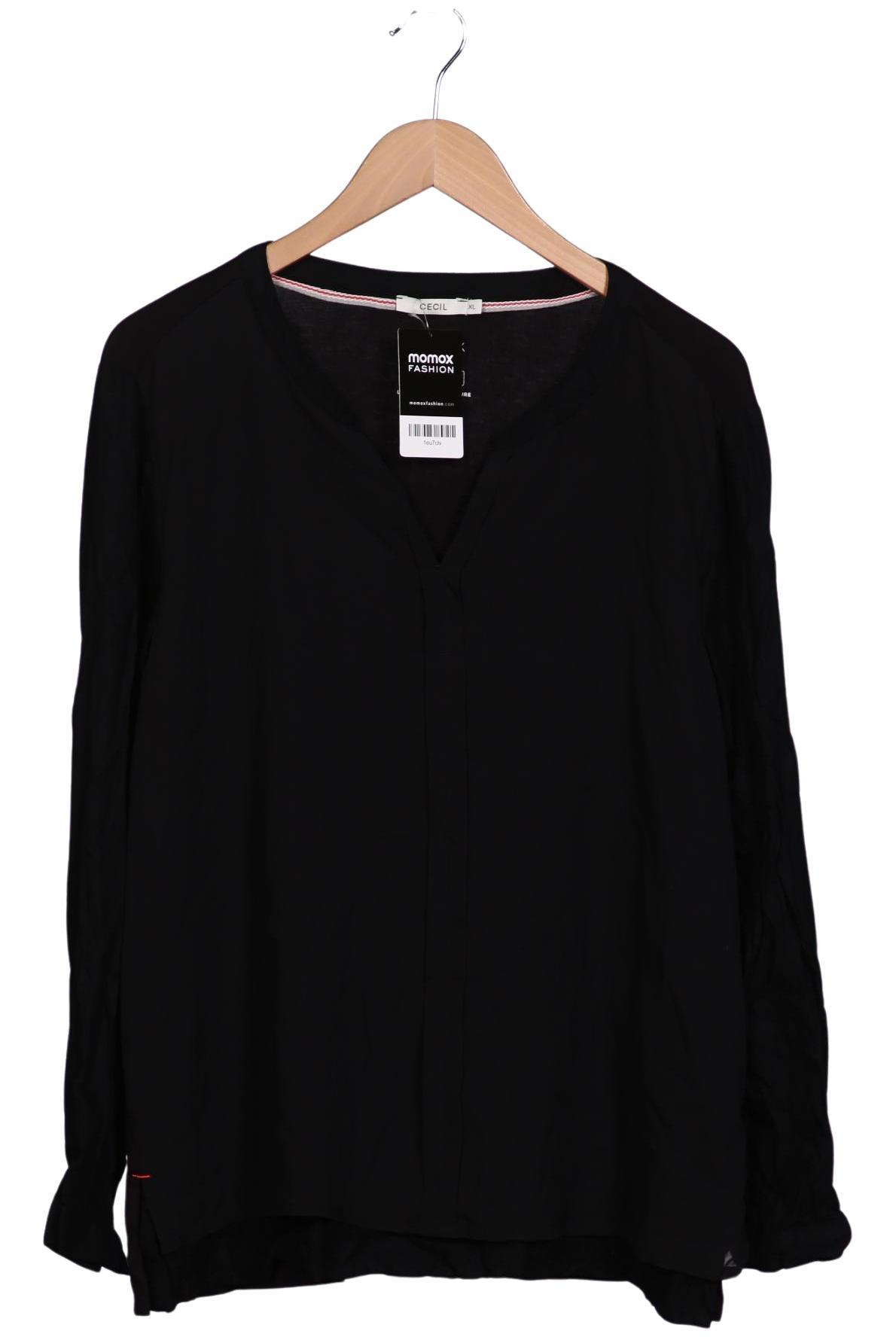 

Cecil Damen Langarmshirt, schwarz, Gr. 44