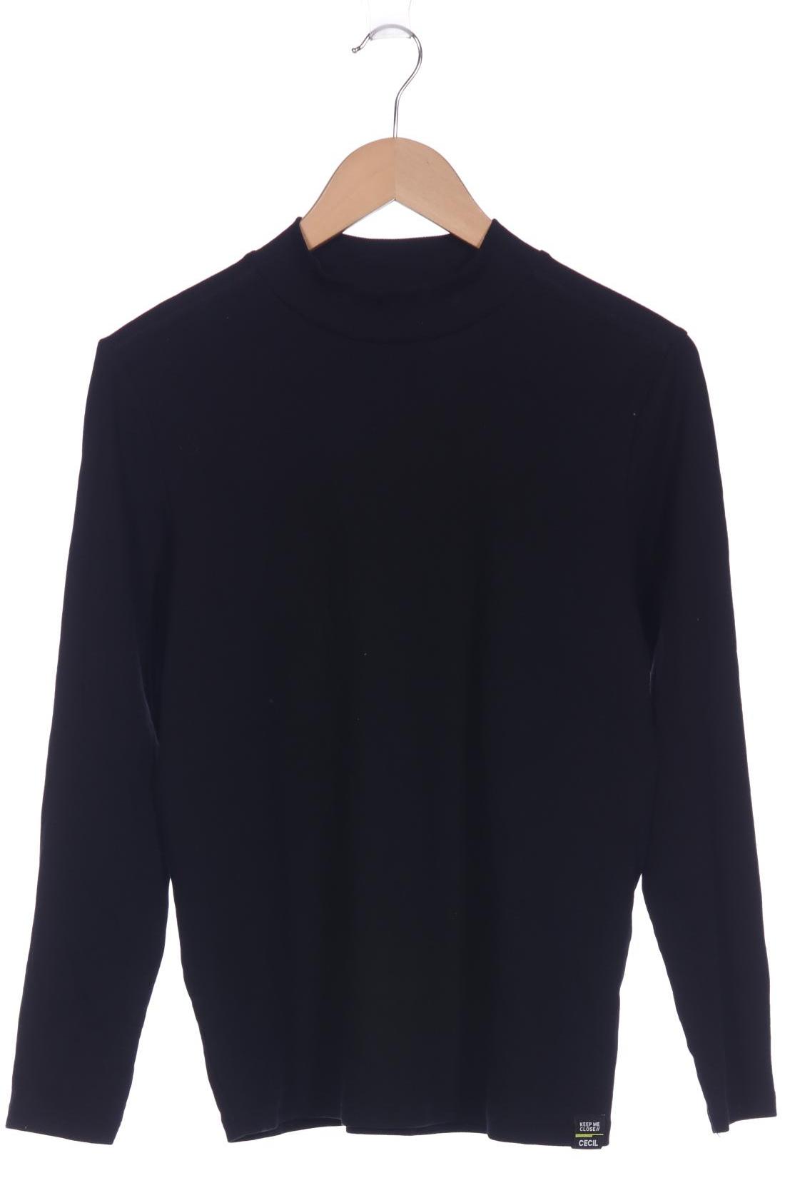 

Cecil Damen Langarmshirt, schwarz, Gr. 42