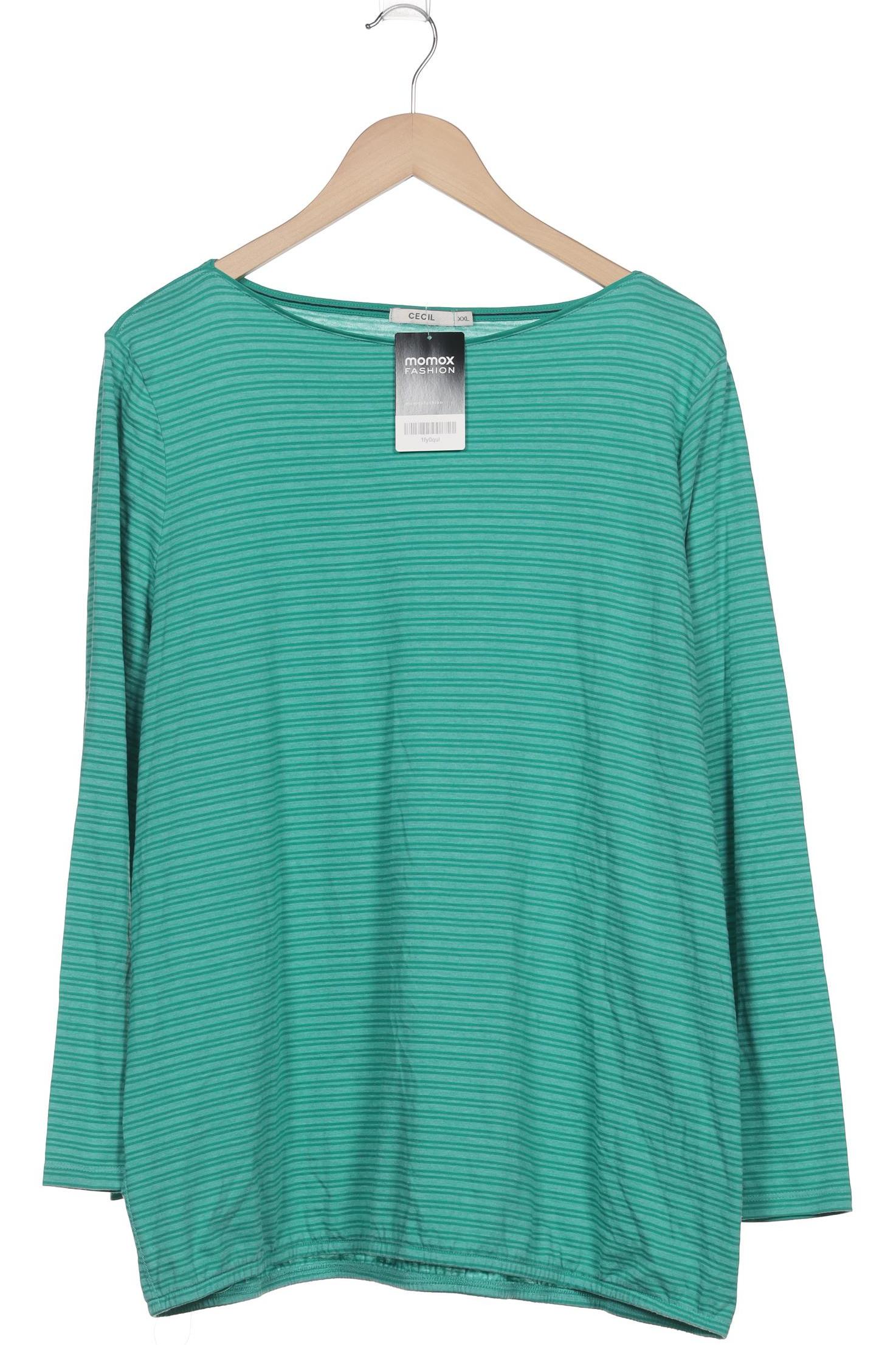 

Cecil Damen Langarmshirt, türkis, Gr. 46