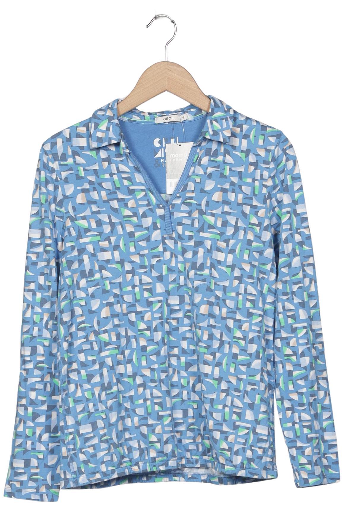 

Cecil Damen Langarmshirt, hellblau, Gr. 36