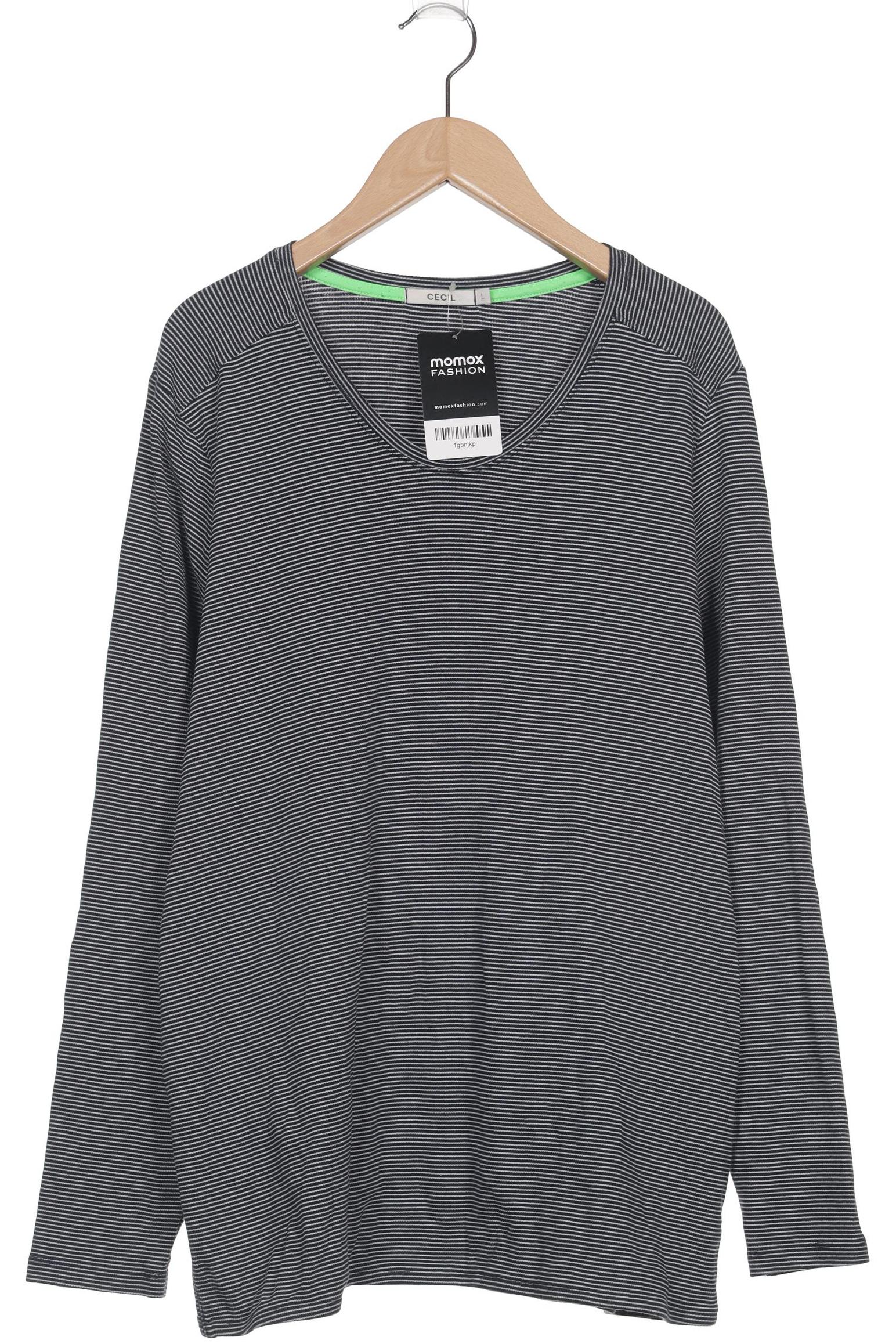 

Cecil Damen Langarmshirt, marineblau, Gr. 42