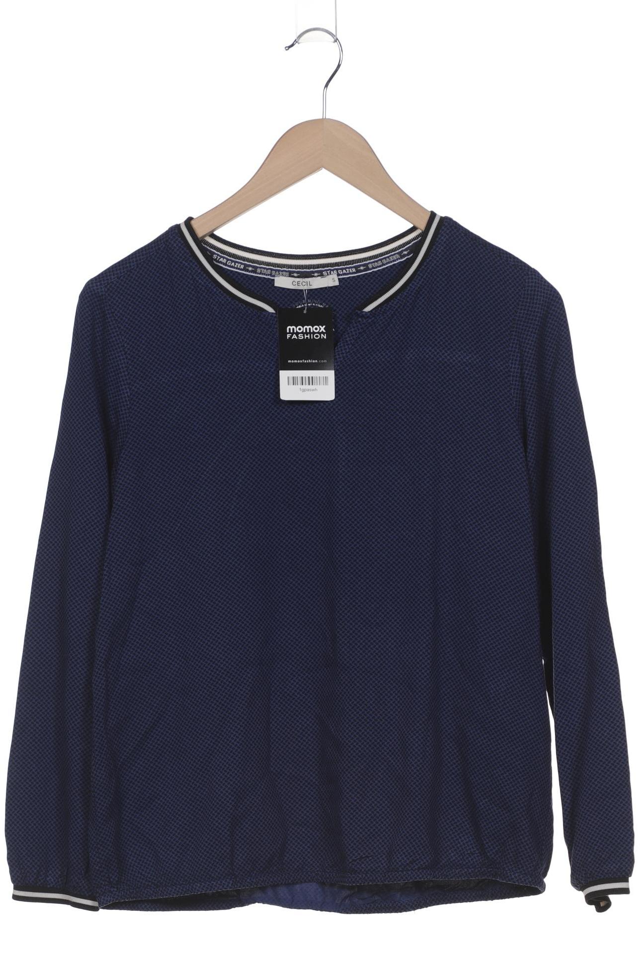 

Cecil Damen Langarmshirt, marineblau, Gr. 36