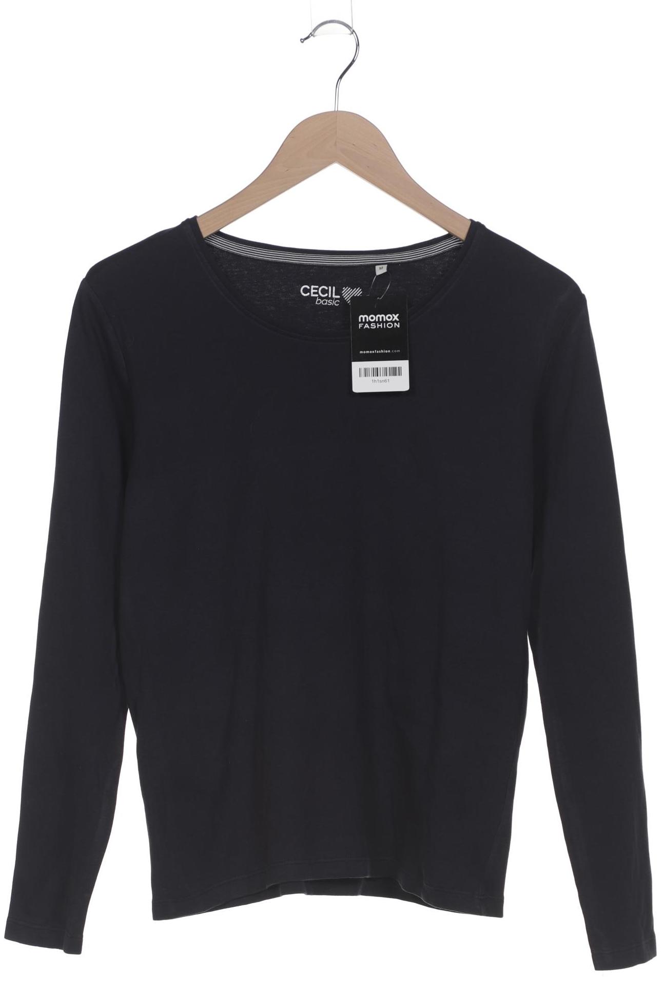 

Cecil Damen Langarmshirt, marineblau, Gr. 38