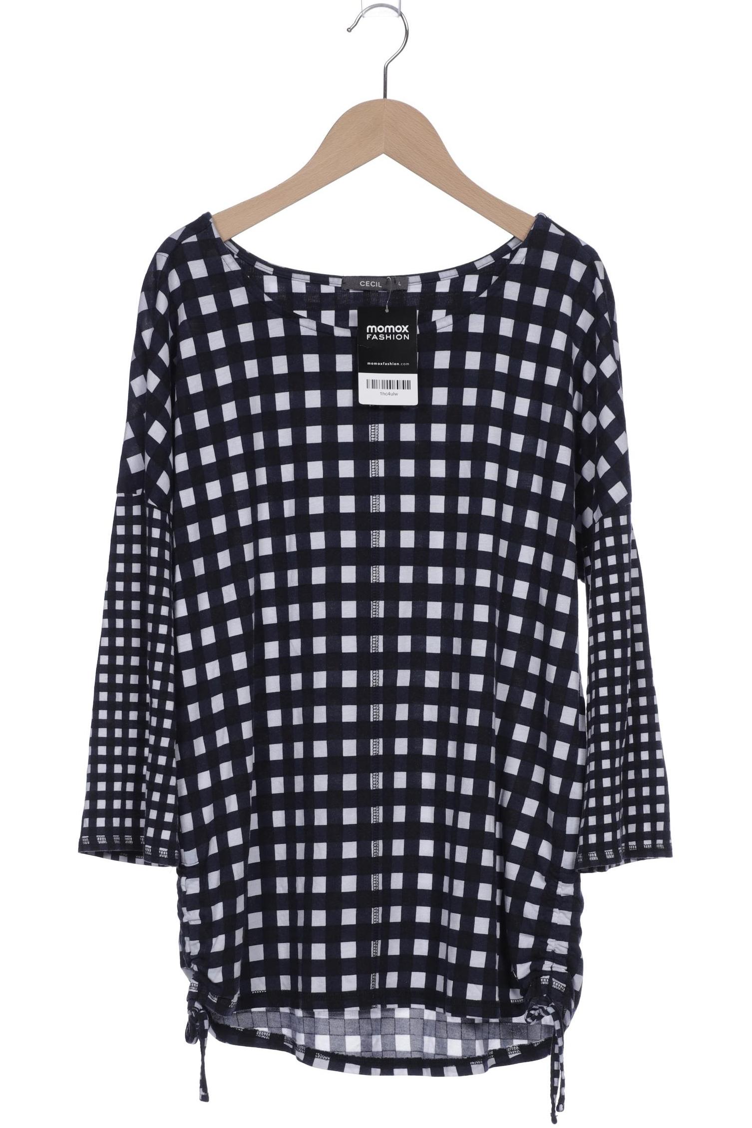 

Cecil Damen Langarmshirt, marineblau, Gr. 42