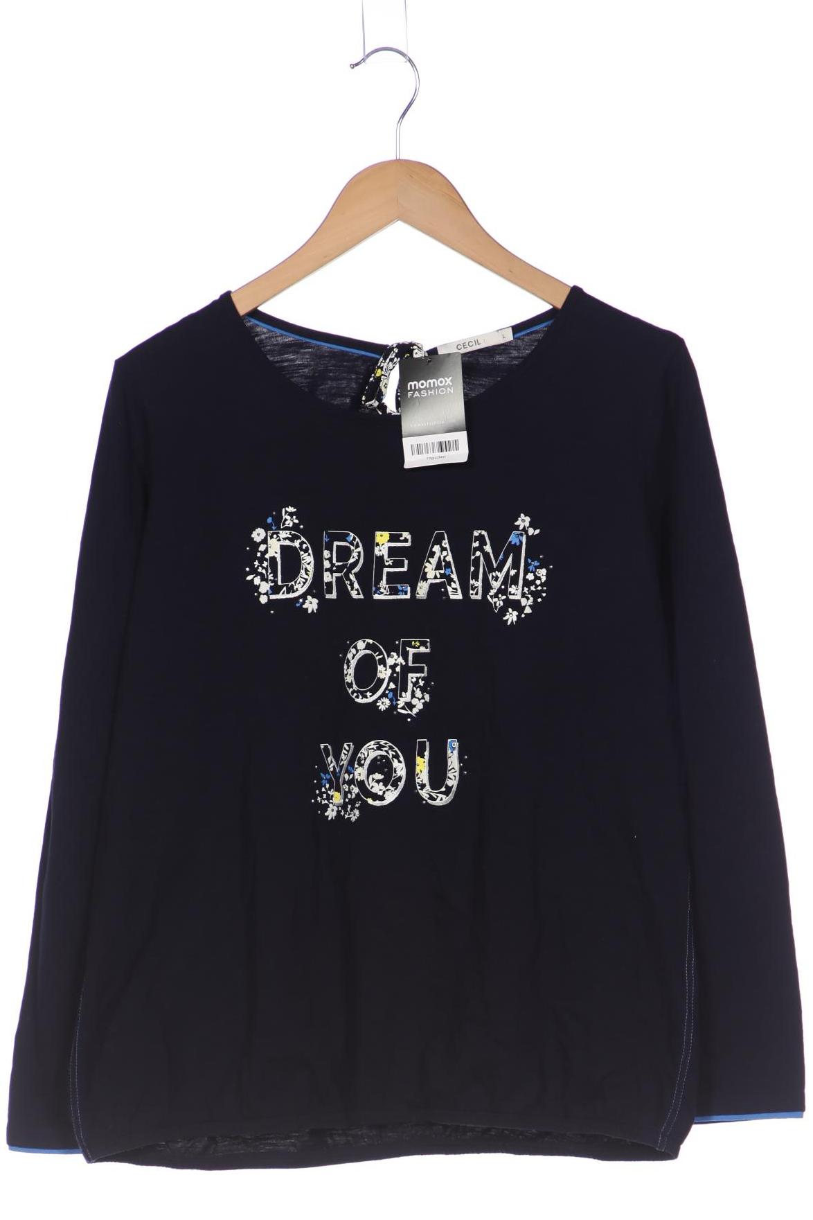 

CECIL Damen Langarmshirt, marineblau