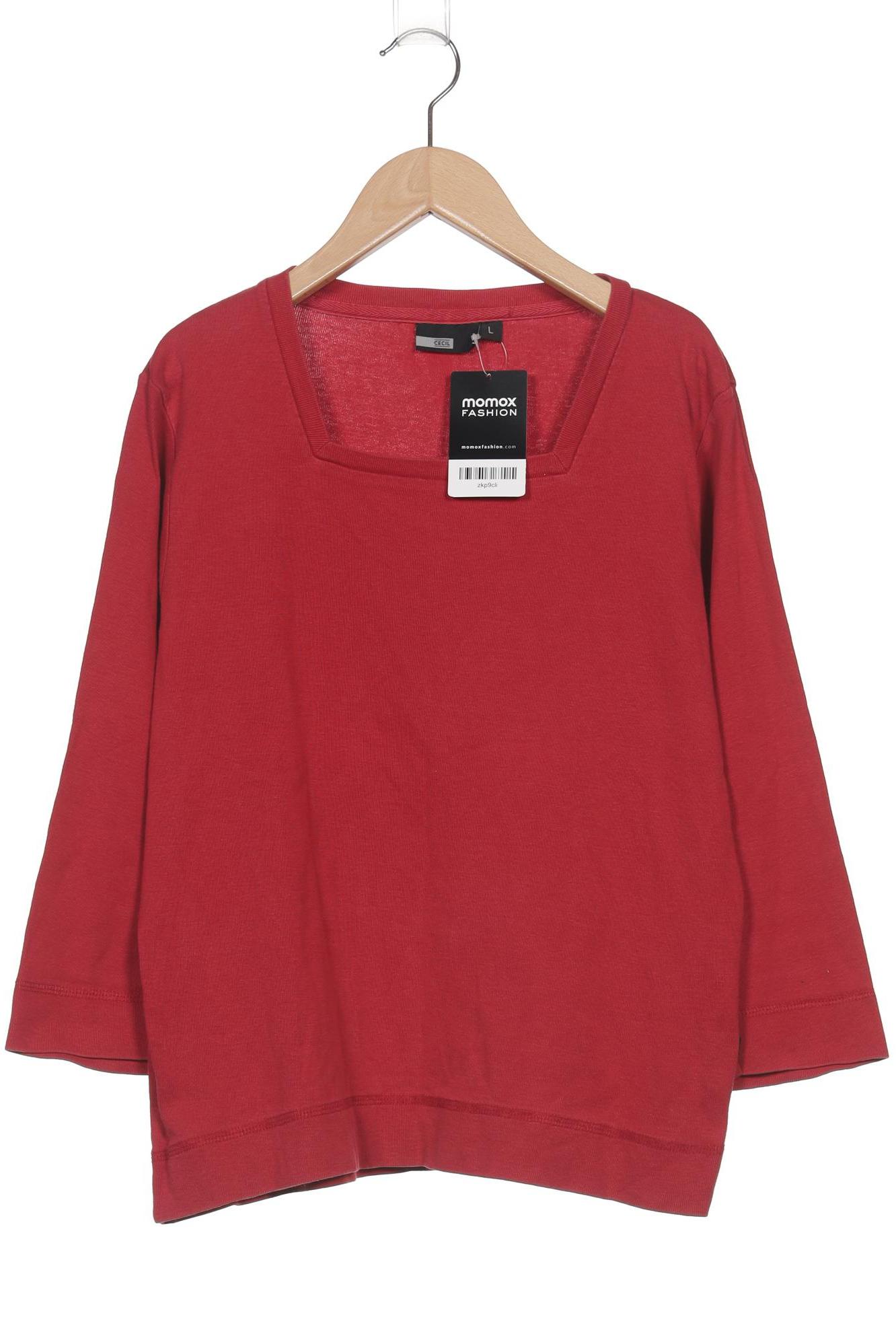 

Cecil Damen Langarmshirt, rot, Gr. 42