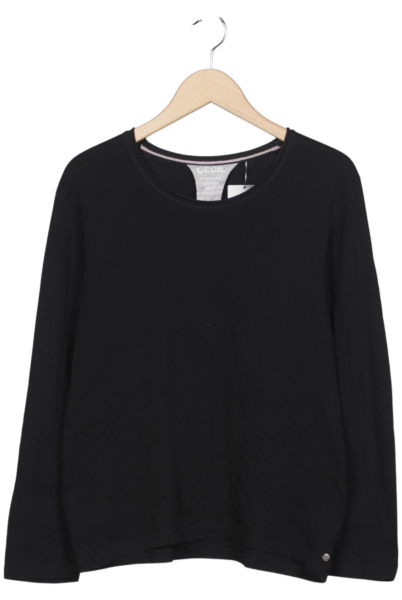 

Cecil Damen Langarmshirt, schwarz, Gr. 42