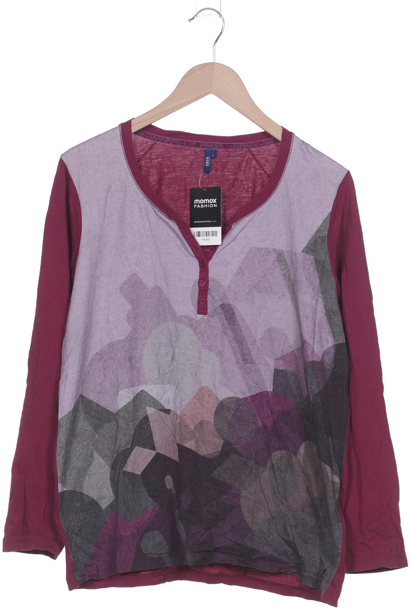 

Cecil Damen Langarmshirt, bordeaux, Gr. 44
